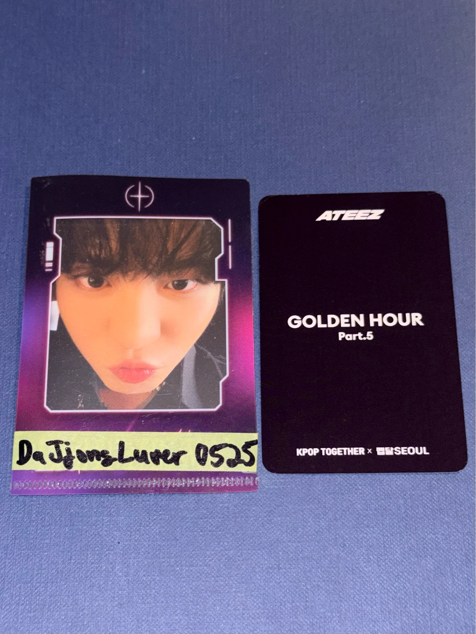 ATEEZ ATEEZ - Hongjoong & San - GOLDEN HOUR : Part.5 Album kpop together lucky draw (LD) unit listing photo 2