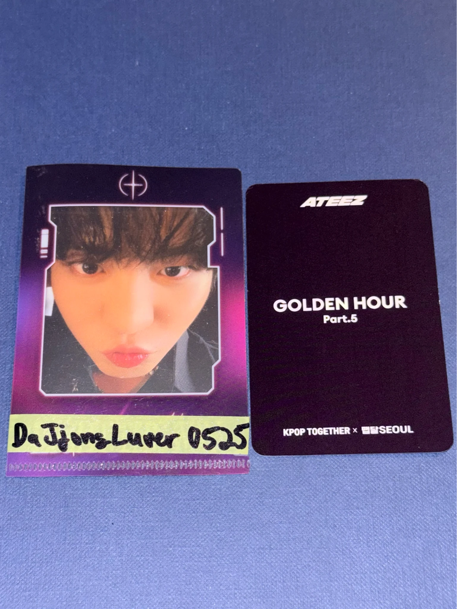 ATEEZ ATEEZ - Yunho & Yeosang - GOLDEN HOUR : Part.5 Album lucky draw (LD) kpop store listing photo 2