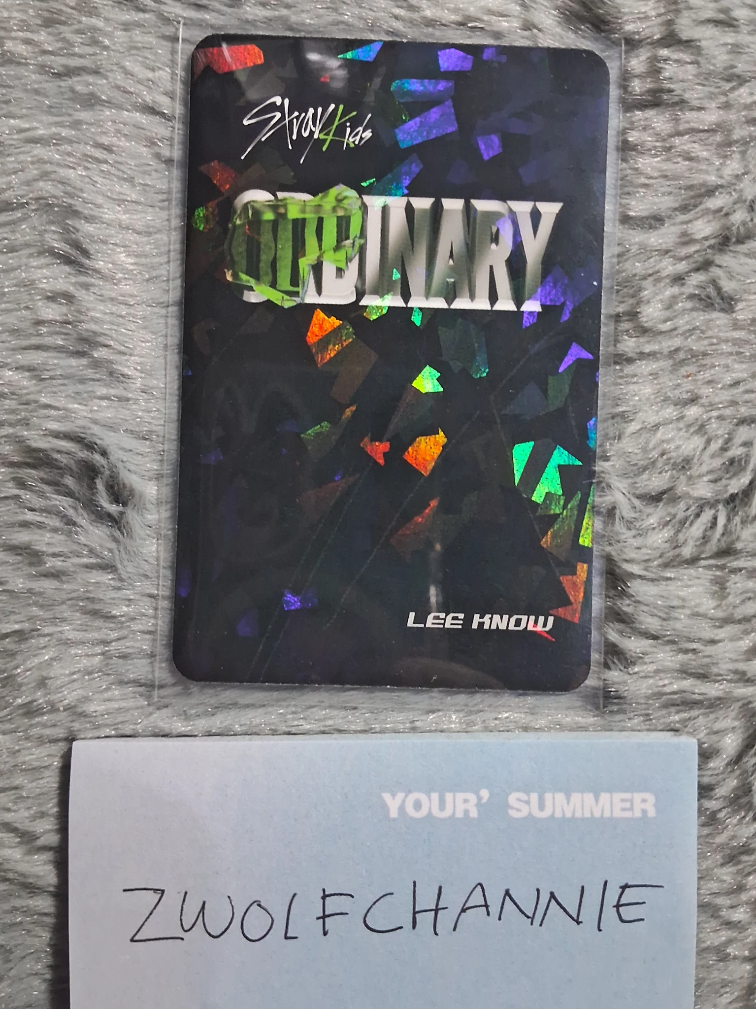 Stray Kids Lee Know Stray Kids - Lee Know - Oddinary Album pre-order benefit (pob) soundwave holographic (hologram) listing photo 2