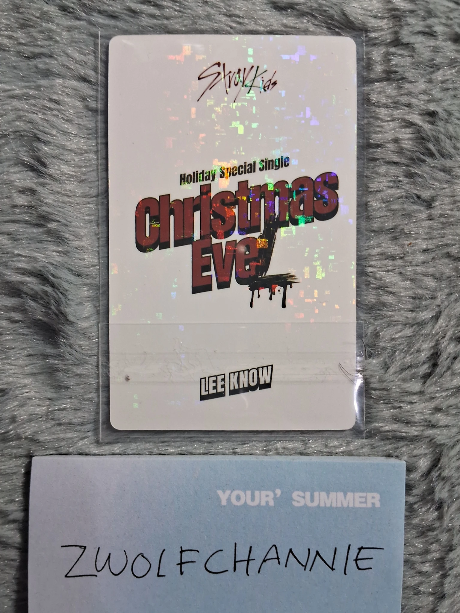 Stray Kids Lee Know Stray Kids - Lee Know - Christmas EveL Album pre-order benefit (pob) soundwave listing photo 2