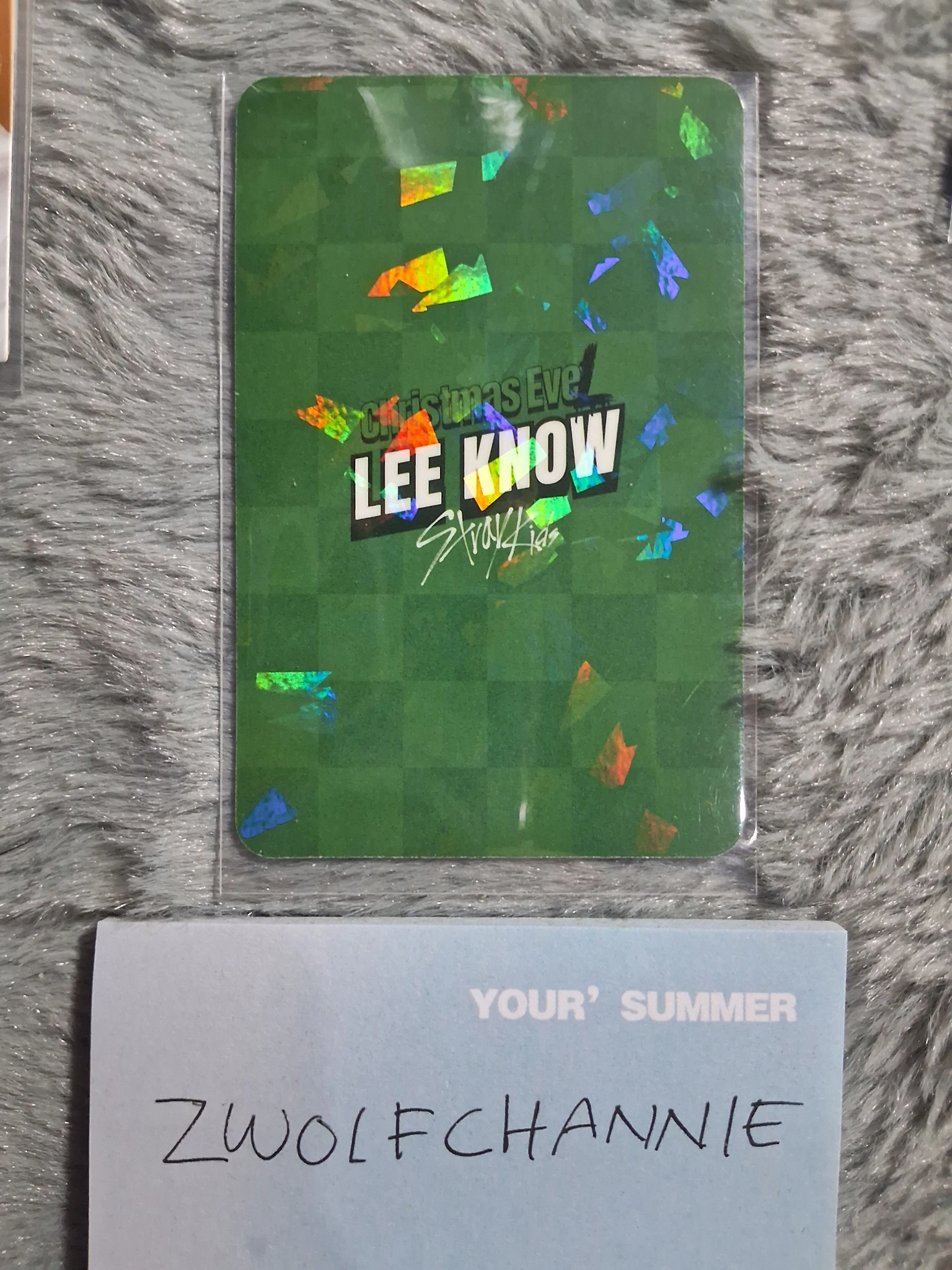 Stray Kids Lee Know Stray Kids - Lee Know - Christmas EveL Album album photocard glitter ver. glitter listing photo 2
