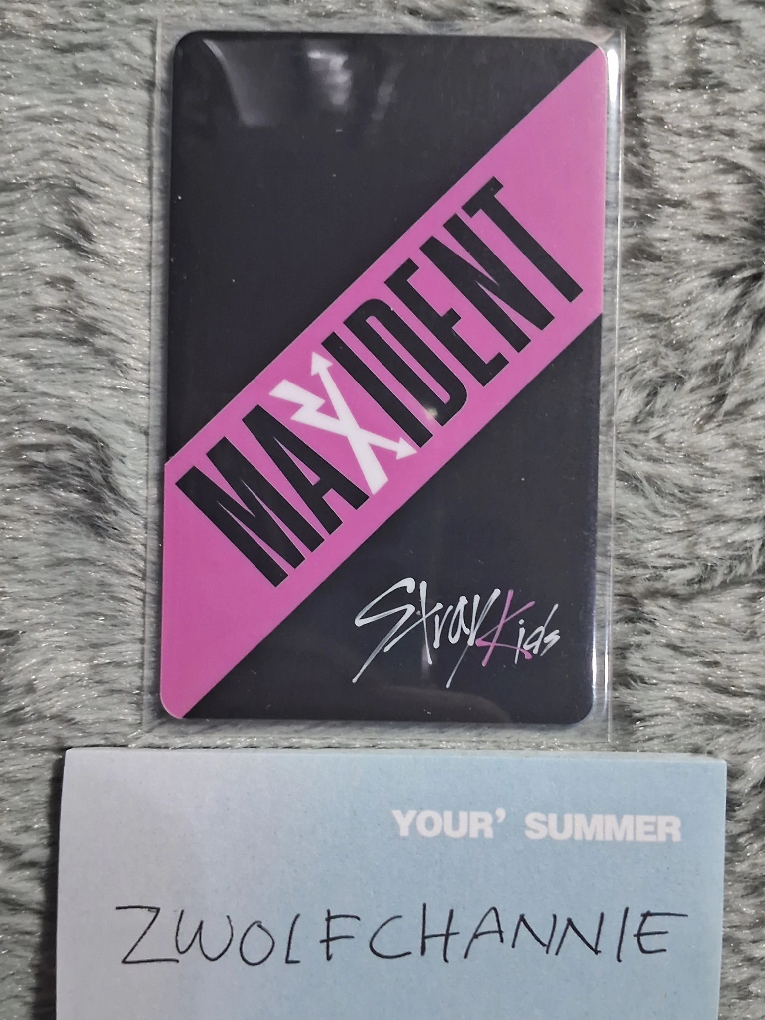 Stray Kids Lee Know Stray Kids - Lee Know - MAXIDENT Album round 1 pvc card lucky draw (LD) soundwave listing photo 2