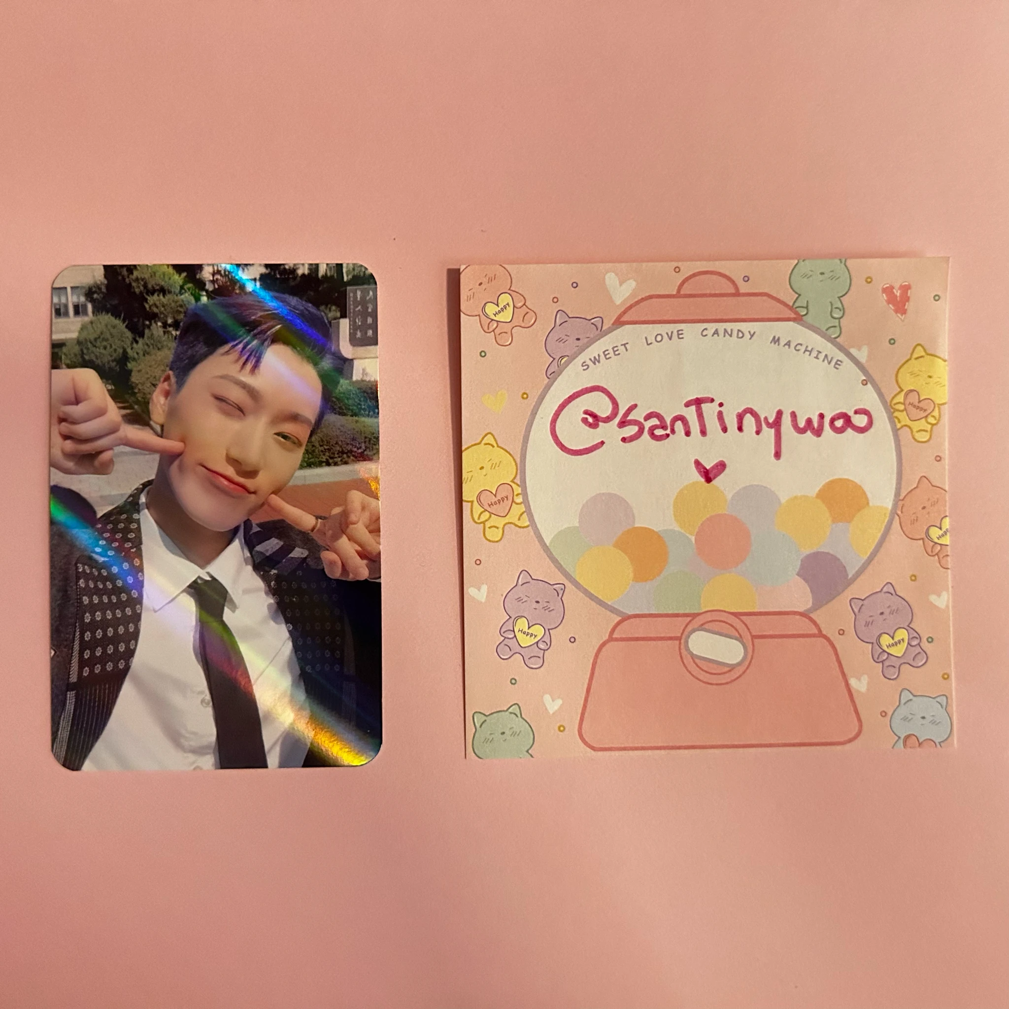 ATEEZ San ATEEZ - San - ZERO : FEVER EPILOGUE Album holographic (hologram) round 1 pob (pre-order benefit) kpop store listing photo 2