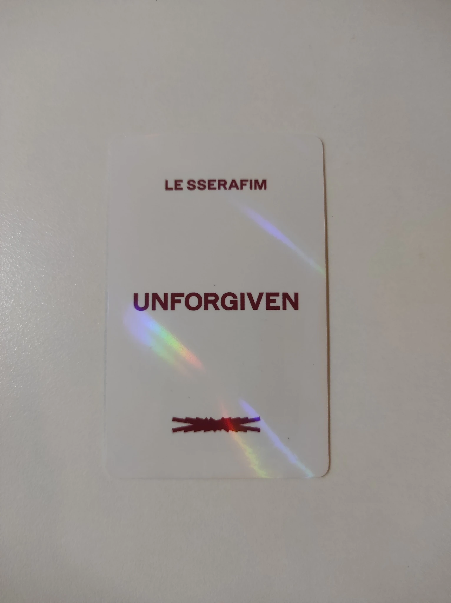 LE SSERAFIM Huh Yunjin LE SSERAFIM - Huh Yunjin - UNFORGIVEN Album lucky draw KMStation listing photo 2