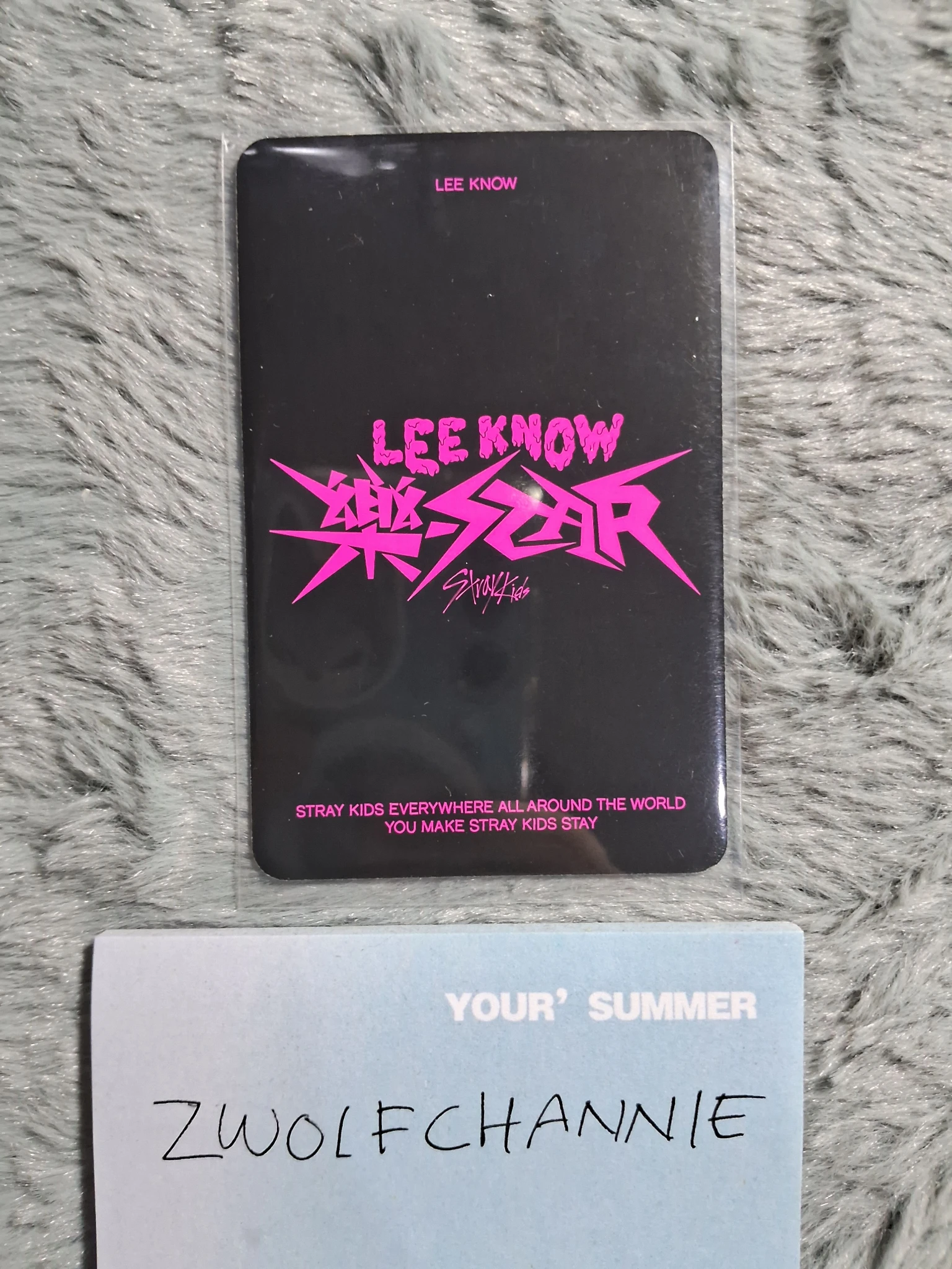 Stray Kids Lee Know Stray Kids - Lee Know - ROCK-STAR Album postcard version album photocard listing photo 2