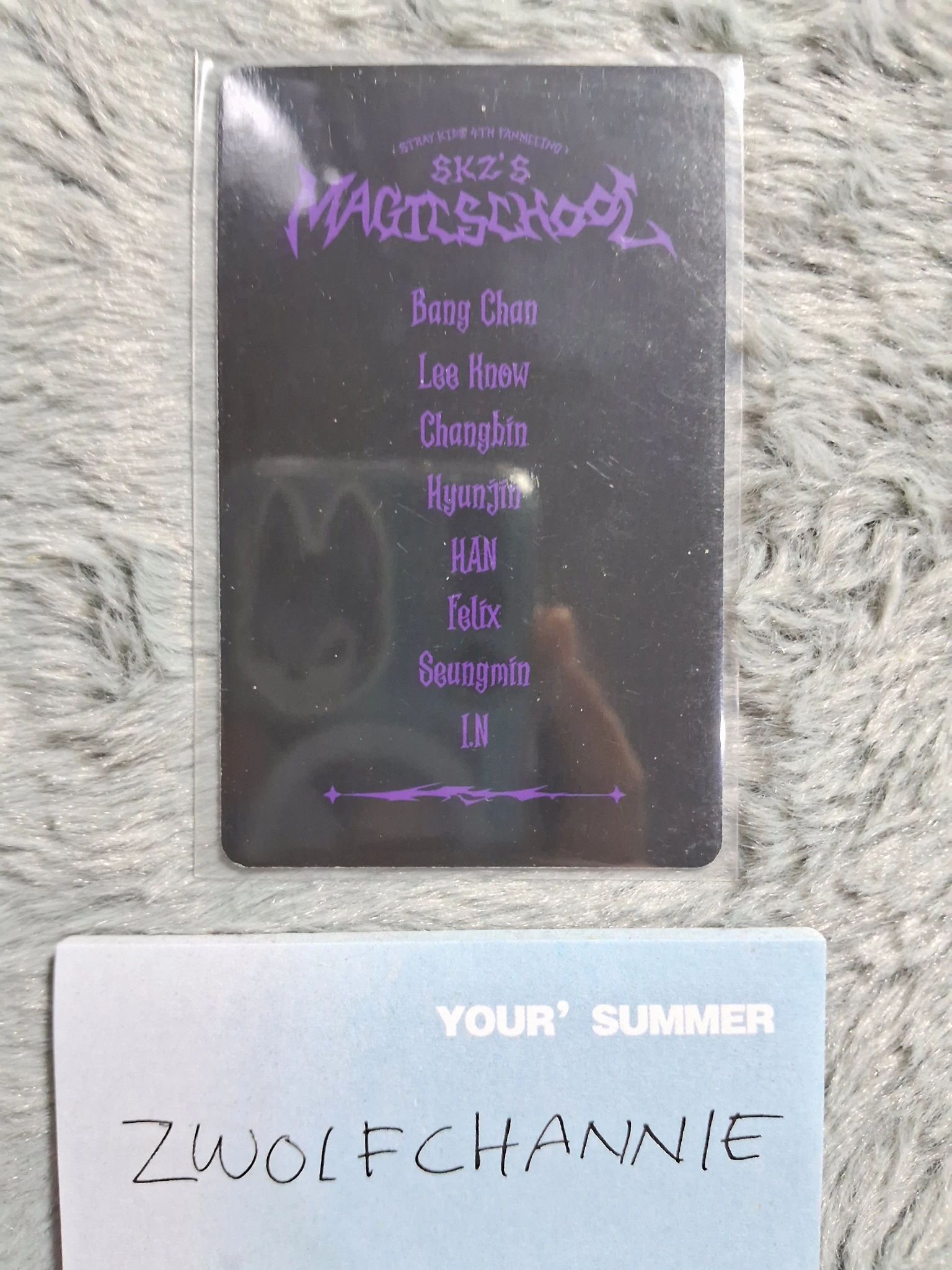 Stray Kids Lee Know Stray Kids - Lee Know - 4th Fanmeeting- SKZ's Magic School Event pre-order benefit jyp shop listing photo 2