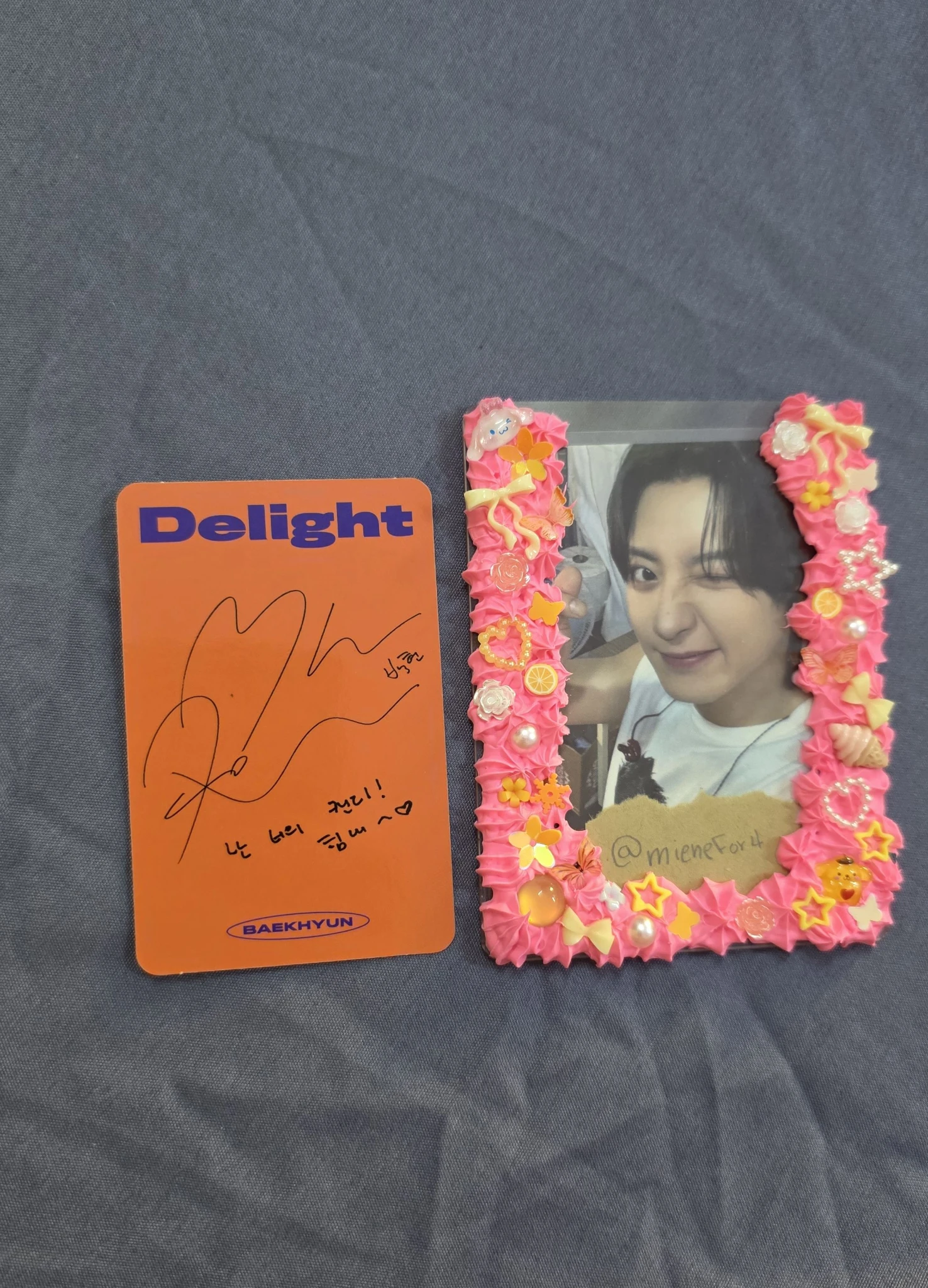 EXO Baekhyun EXO - Baekhyun - Delight Album korean album solo album cinnamon version album photocard listing photo 2