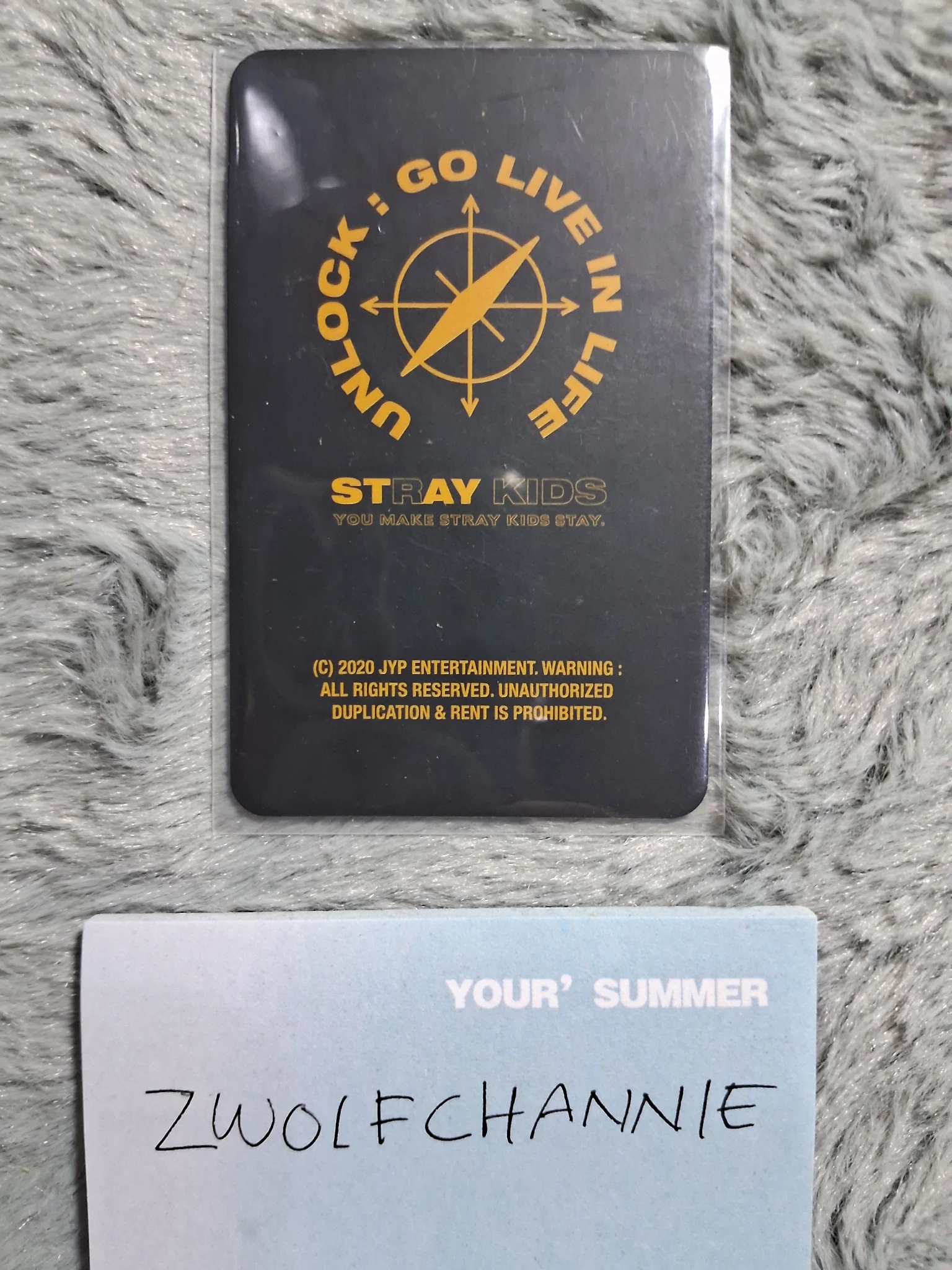 Stray Kids Lee Know Stray Kids - Lee Know - Unlock : GO LIVE IN LIFE Event merch photocard lenticular photocard set listing photo 2