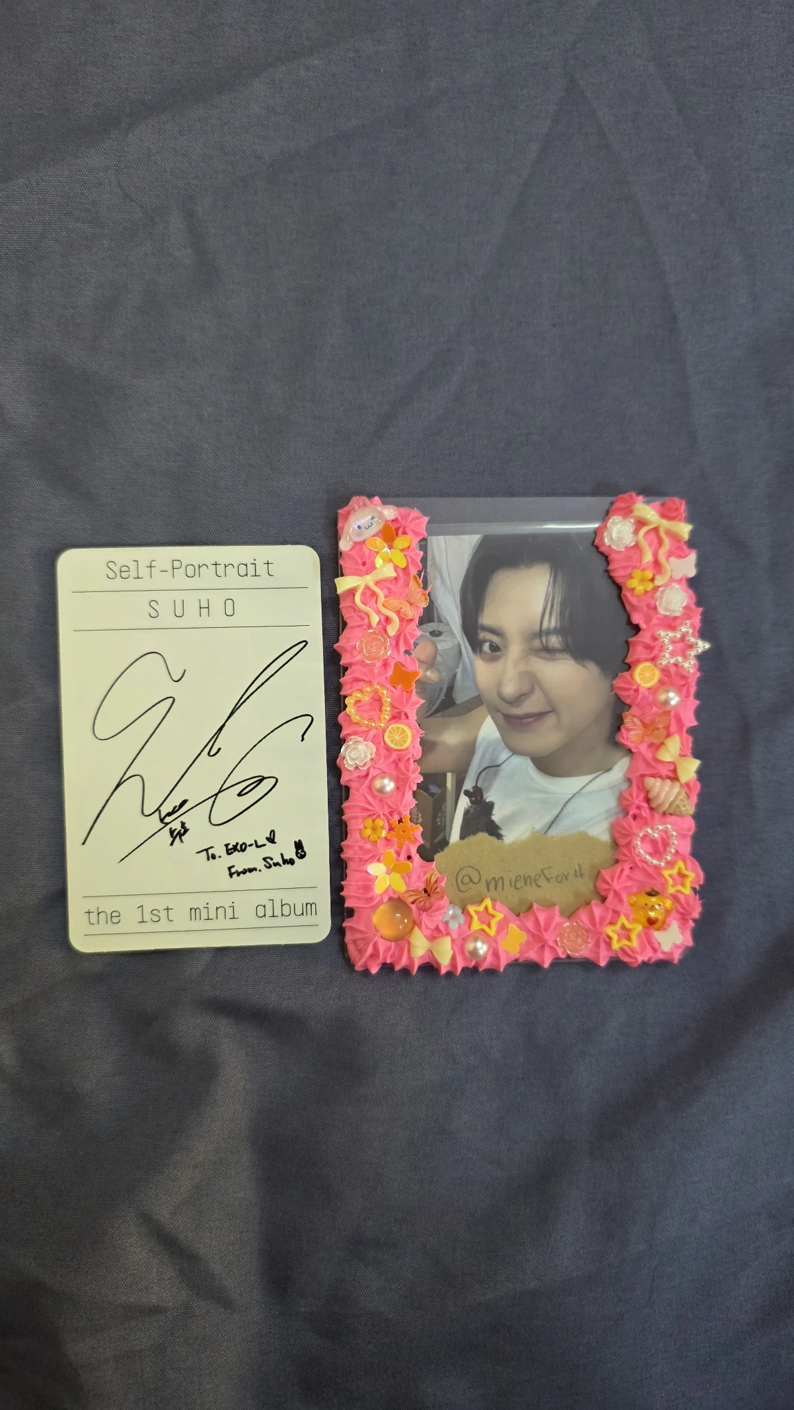 EXO Suho EXO - Suho - Self-Portrait Album solo album korean album album photocard archive #2 version listing photo 2