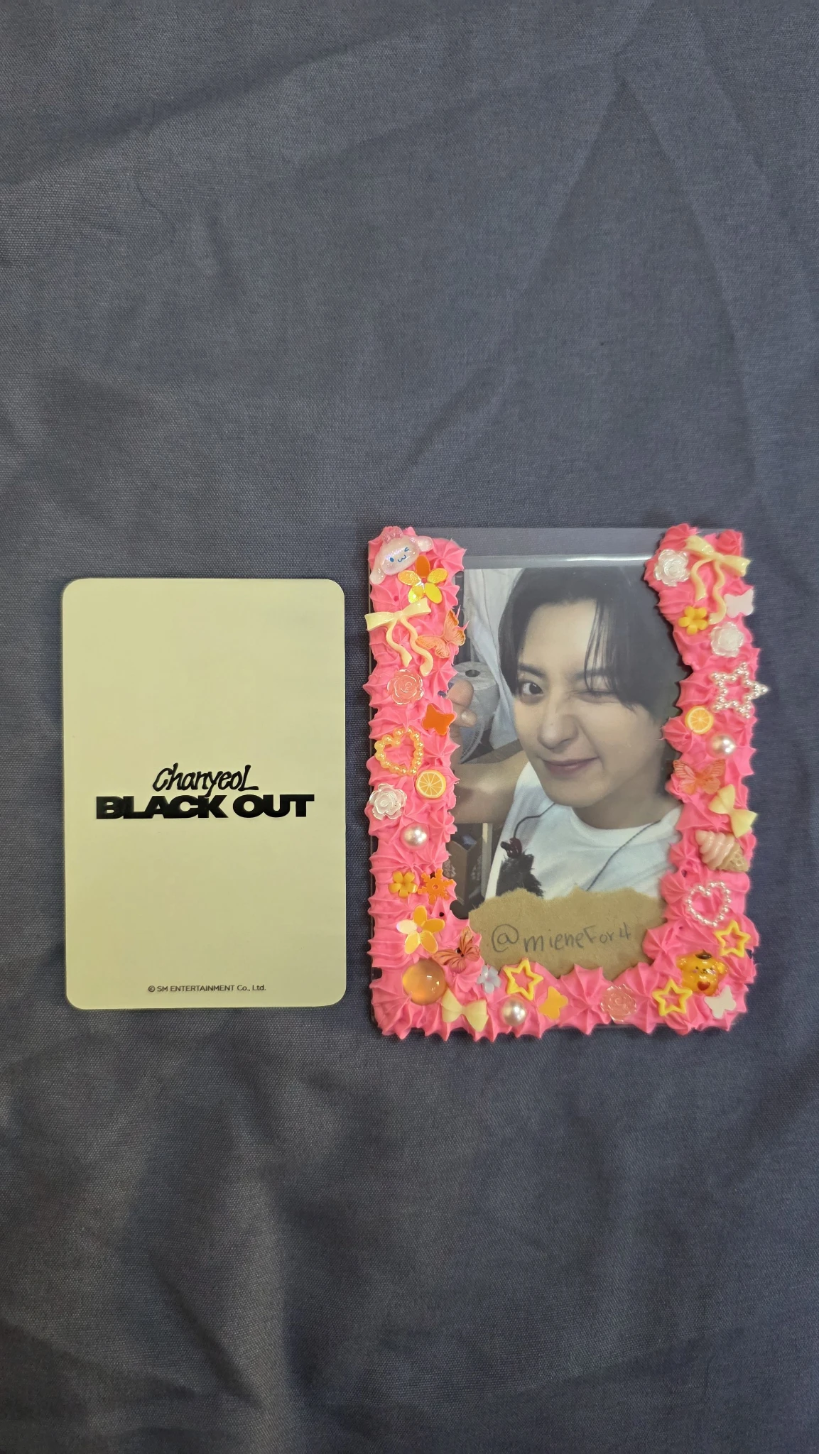EXO Chanyeol EXO - Chanyeol - Black Out Album ktown4u video call (fancall) listing photo 2