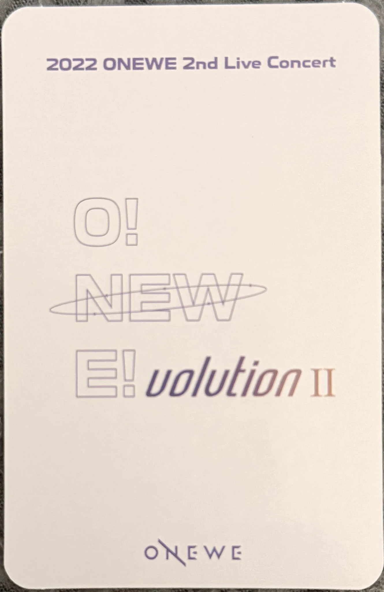 ONEWE Giuk ONEWE - Giuk - O! New E!volution II 2022 2nd Live Concert Event concert listing photo 2