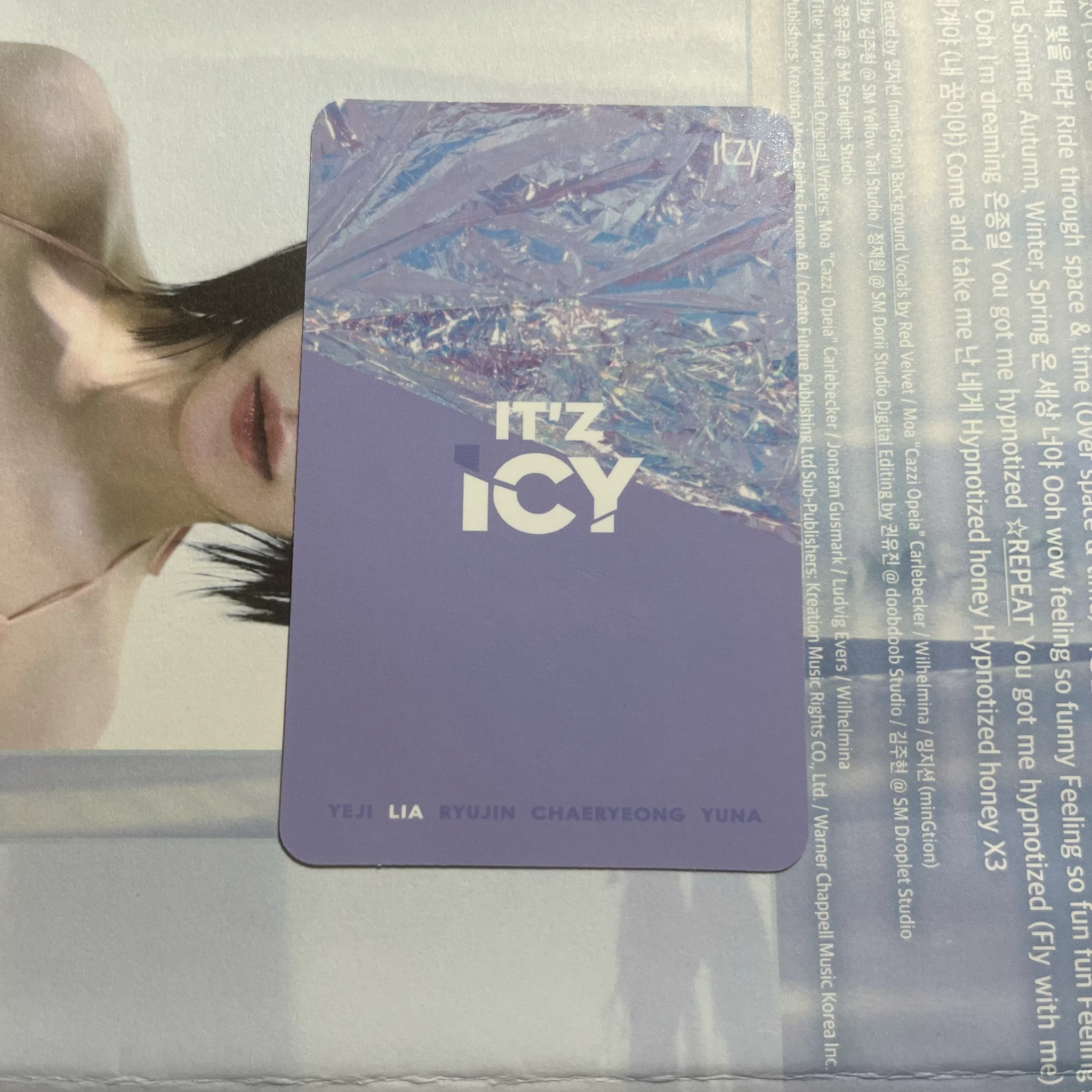 ITZY Lia ITZY - Lia - IT’Z ICY Album album photocard listing photo 2