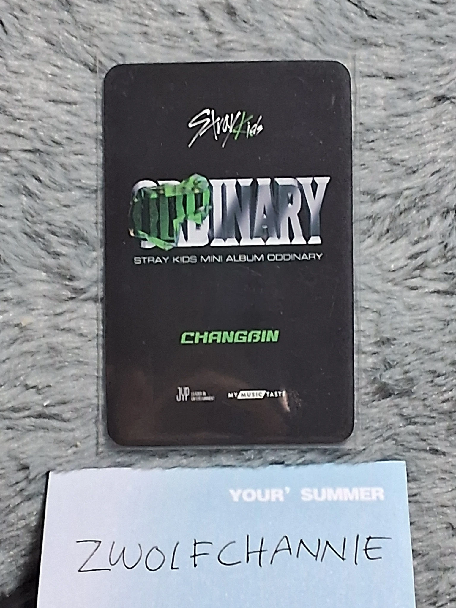 Stray Kids Changbin Stray Kids - Changbin - Oddinary Album pre-order benefit (pob) mymusictaste (mmt) listing photo 2