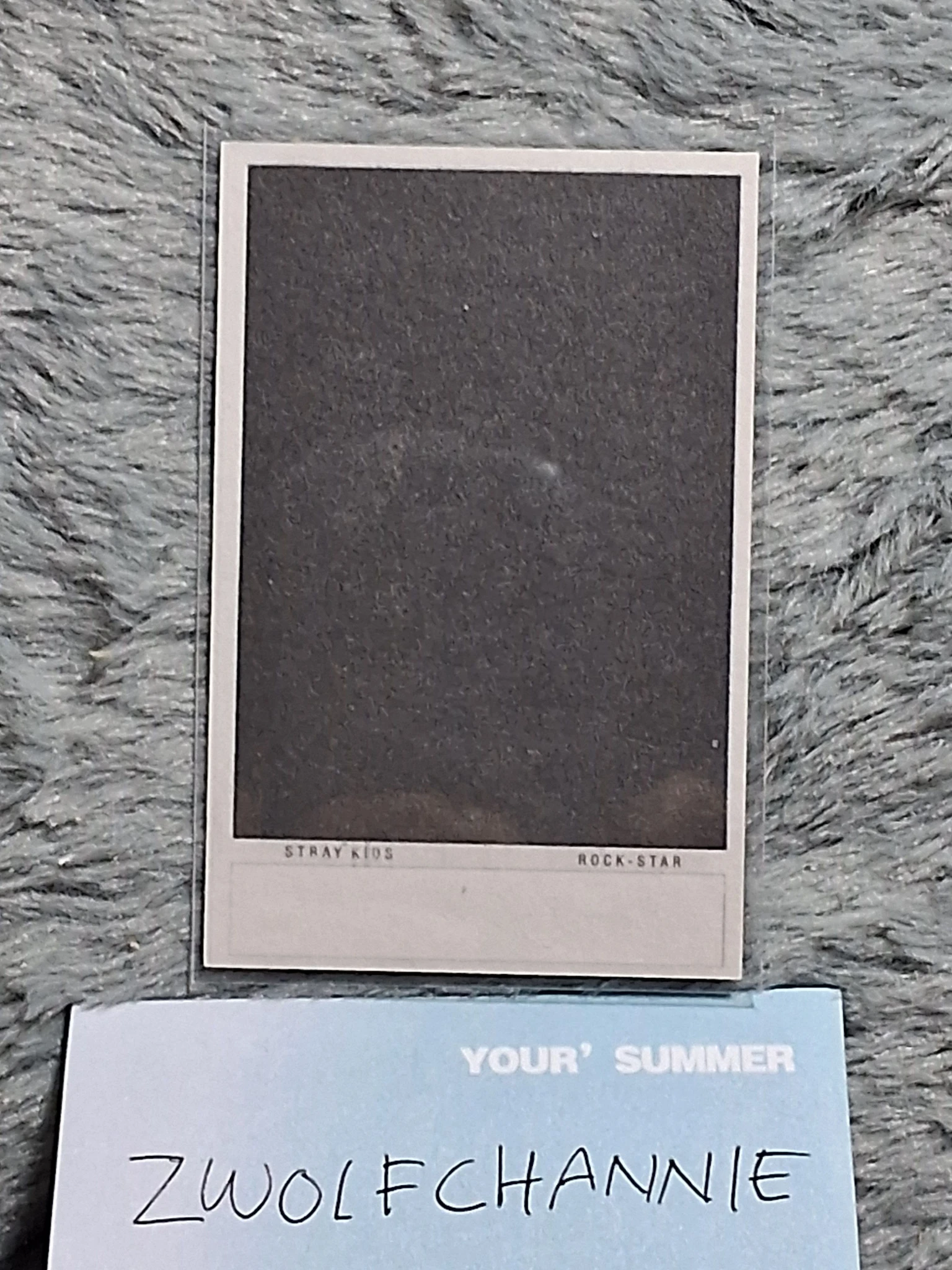 Stray Kids Changbin Stray Kids - Changbin - Rock-Star Album pre-order benefit (pob) jyp shop nemo version polaroid listing photo 2