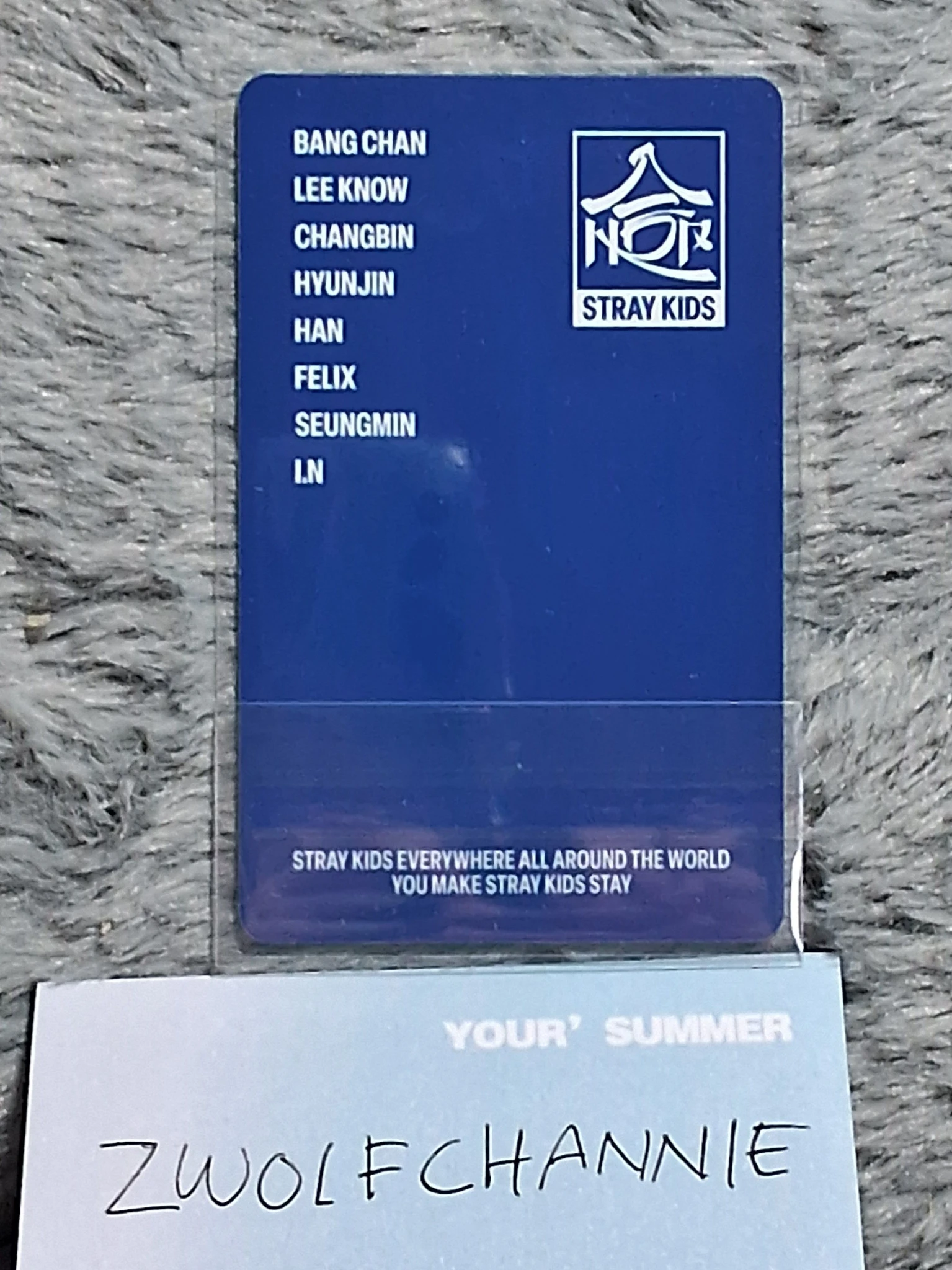 Stray Kids Changbin Stray Kids - Changbin - HOP Album pre-order benefit (pob) jyp shop nemo version listing photo 2