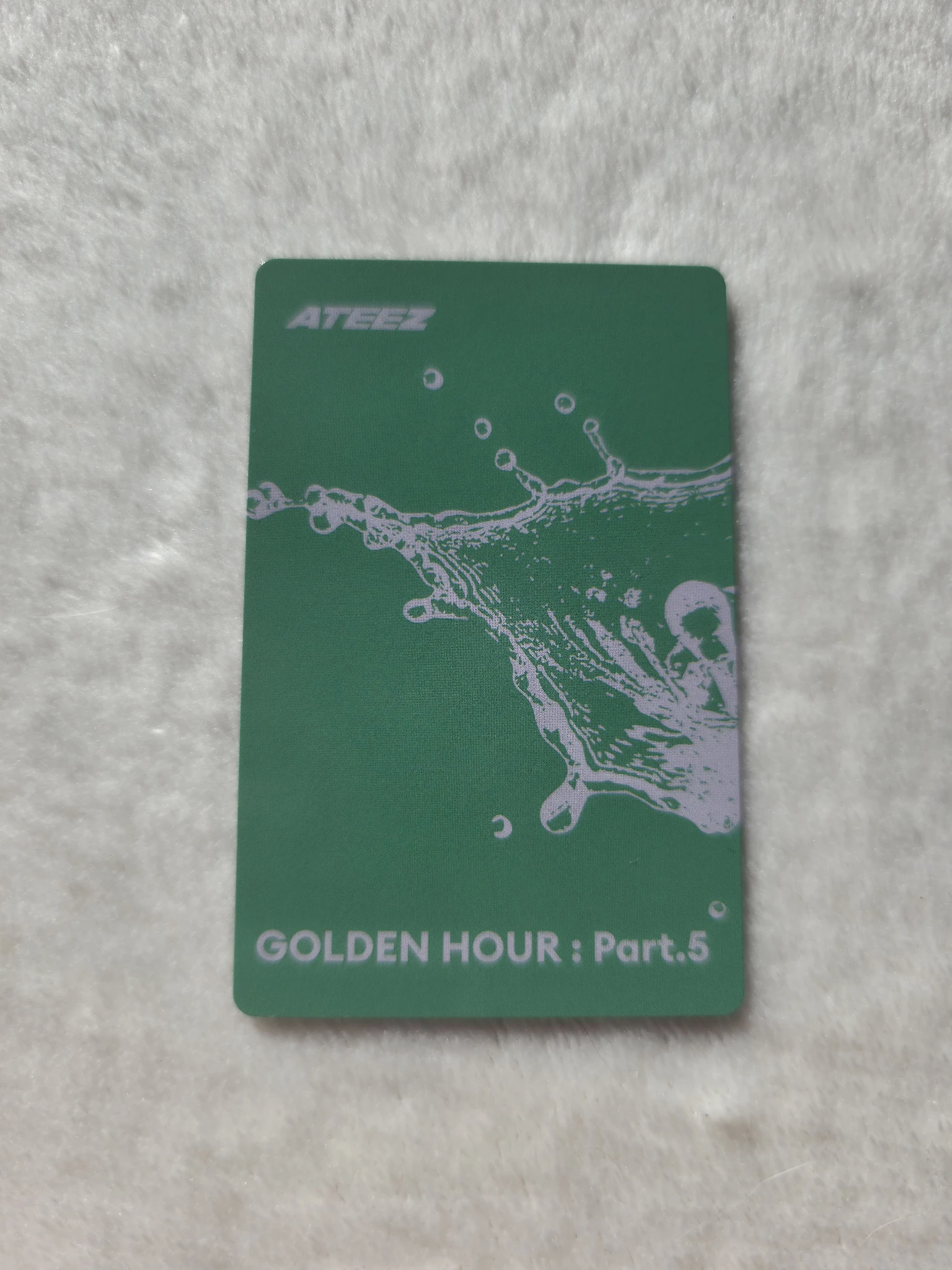 ATEEZ Seonghwa ATEEZ - Seonghwa - GOLDEN HOUR : Part.5 Album Z version album photocard poca album listing photo 2