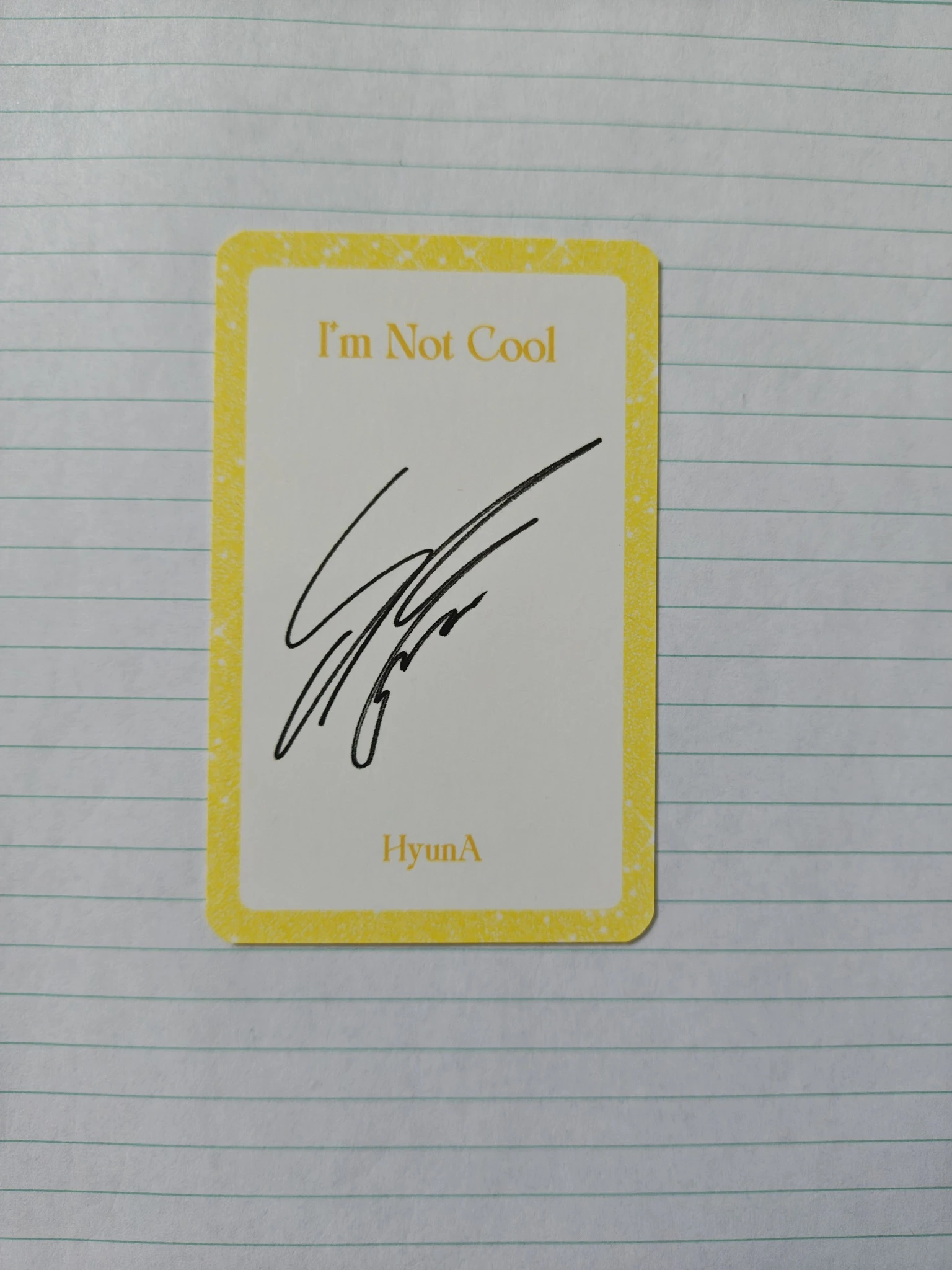 HyunA Hyuna HyunA - Hyuna - I'm Not Cool Album album photocard listing photo 2