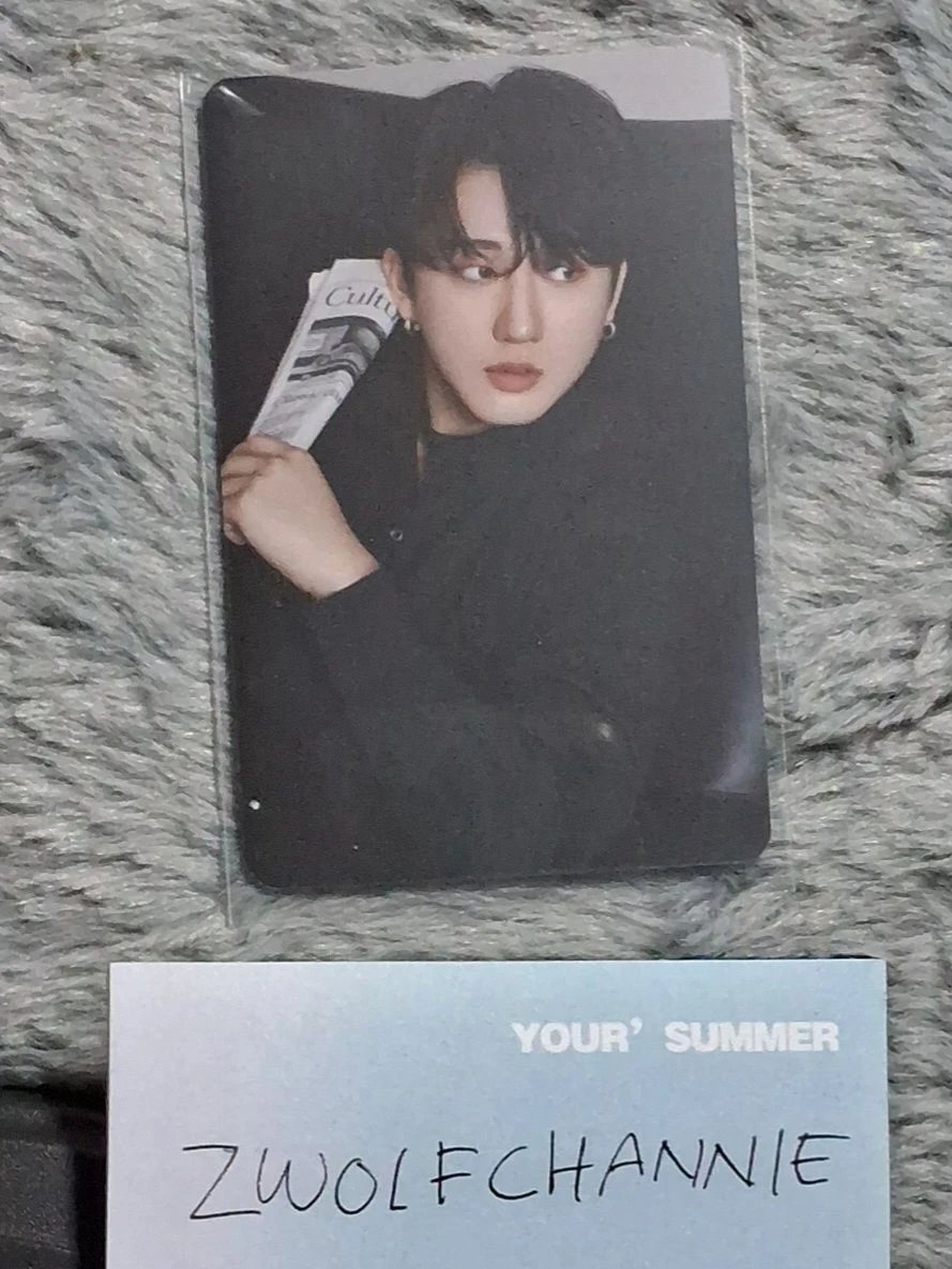 Stray Kids Changbin Stray Kids - Changbin - NACIFIC  x Stray Kids Other brand collaboration nacific round 18 double-sided front side listing photo 2