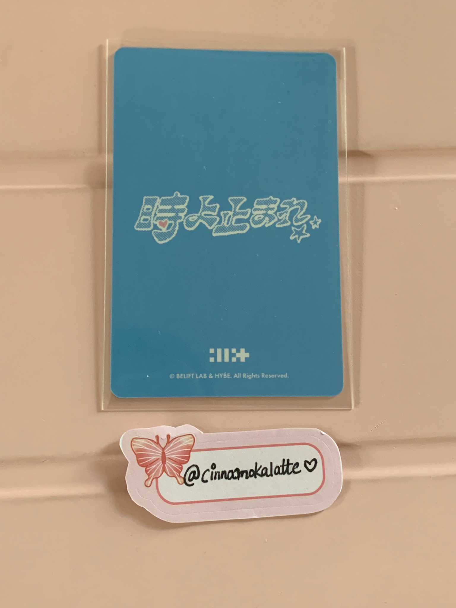 ILLIT Moka ILLIT - Moka - Toki Yo Tomare Album merch photocard photocard binder listing photo 2