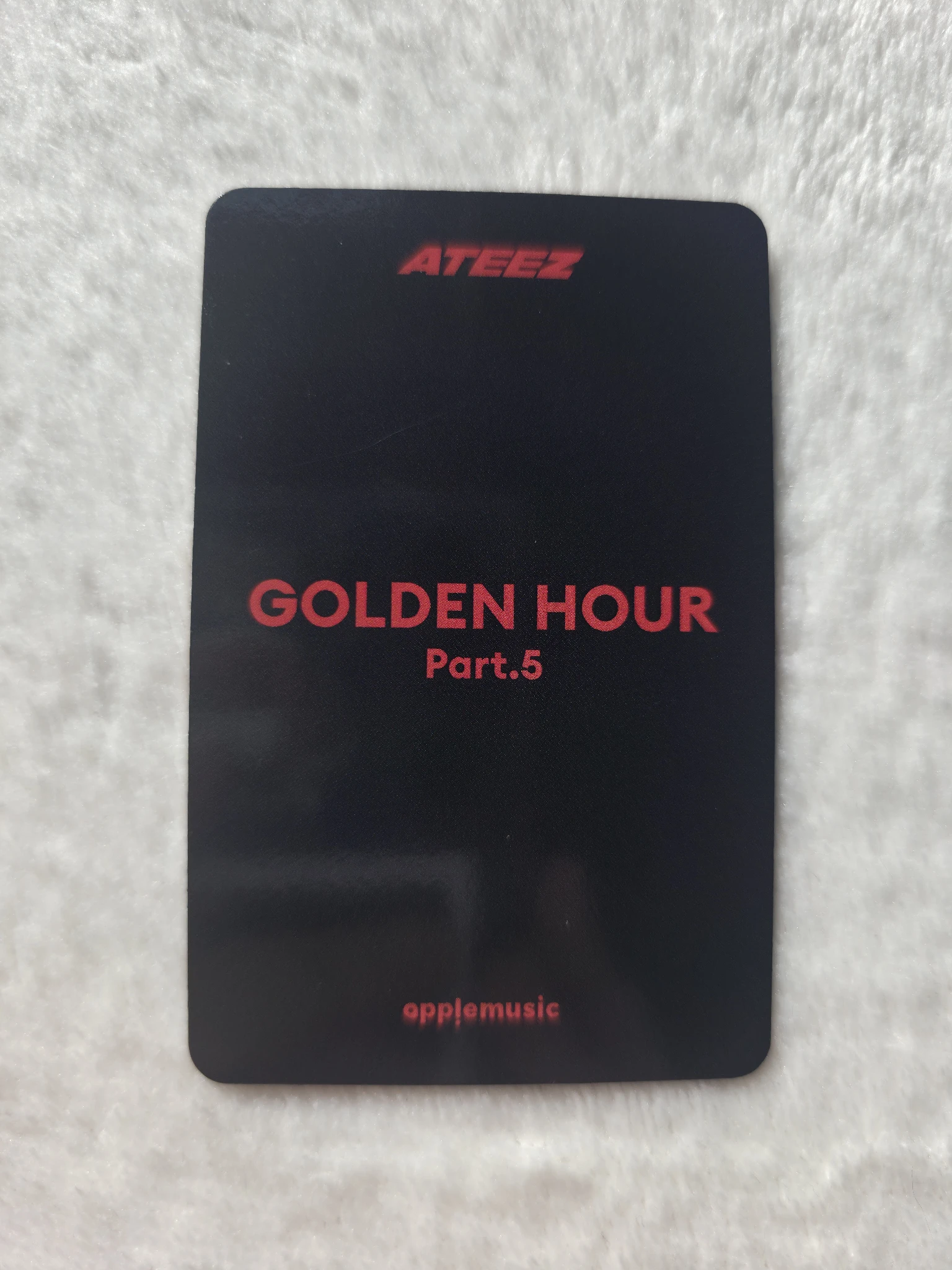 ATEEZ Seonghwa ATEEZ - Seonghwa - GOLDEN HOUR : Part.5 Album pob (pre-order benefit) apple music digipack version listing photo 2
