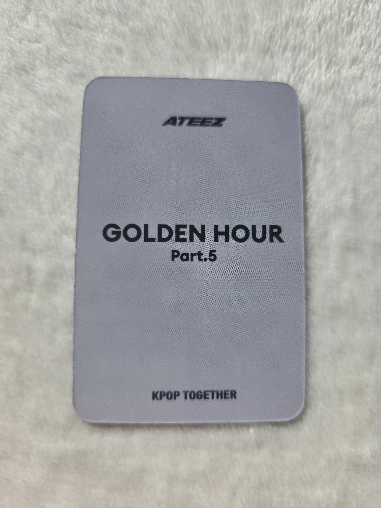ATEEZ Seonghwa ATEEZ - Seonghwa - GOLDEN HOUR : Part.5 Album pob (pre-order benefit) kpop together listing photo 2