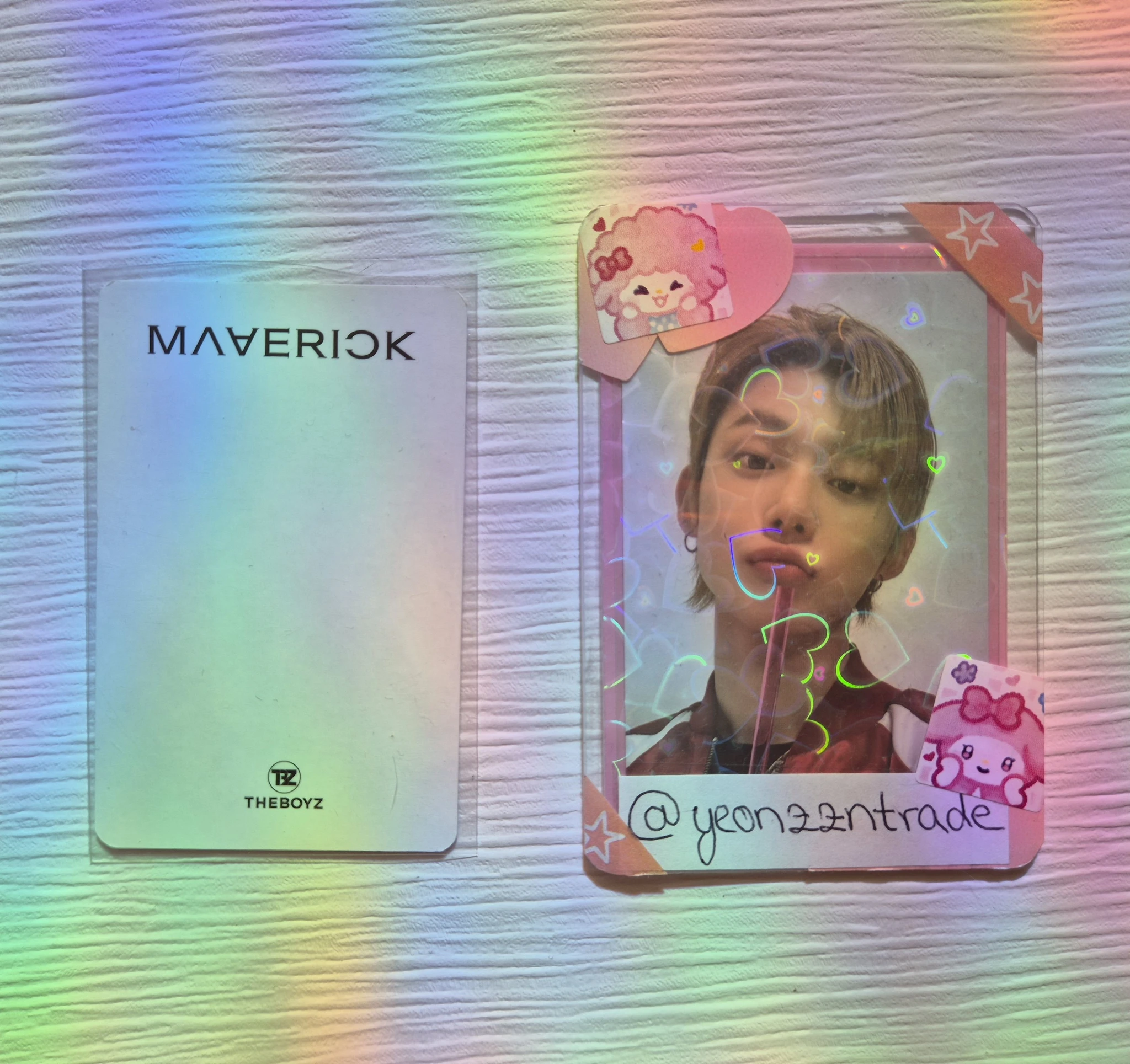 THE BOYZ THE BOYZ - Sangyeon & Haknyeon - Maverick Album album photocard listing photo 2