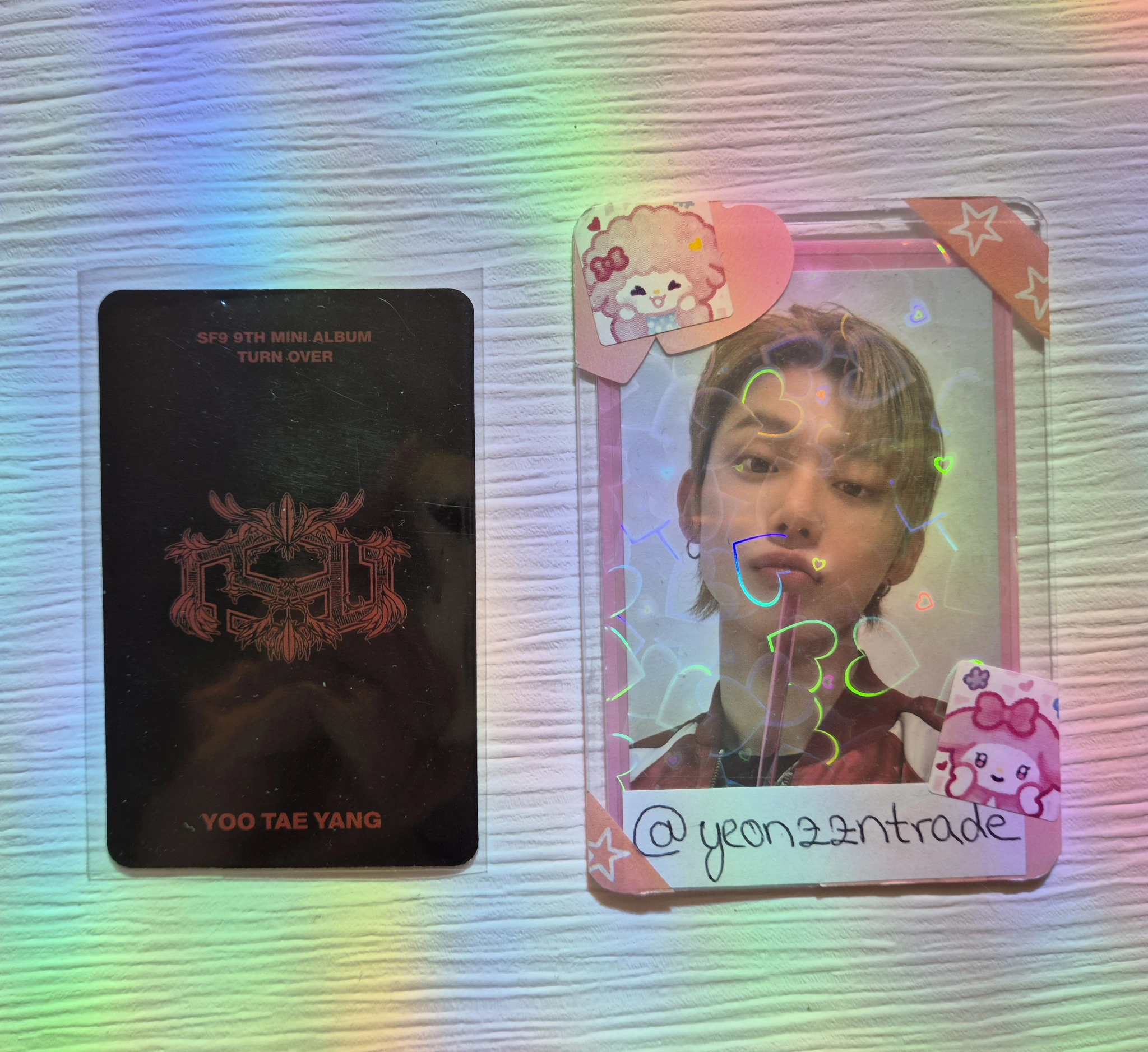 SF9 Yoo Taeyang SF9 - Yoo Taeyang - TURN OVER Album album photocard F version listing photo 2