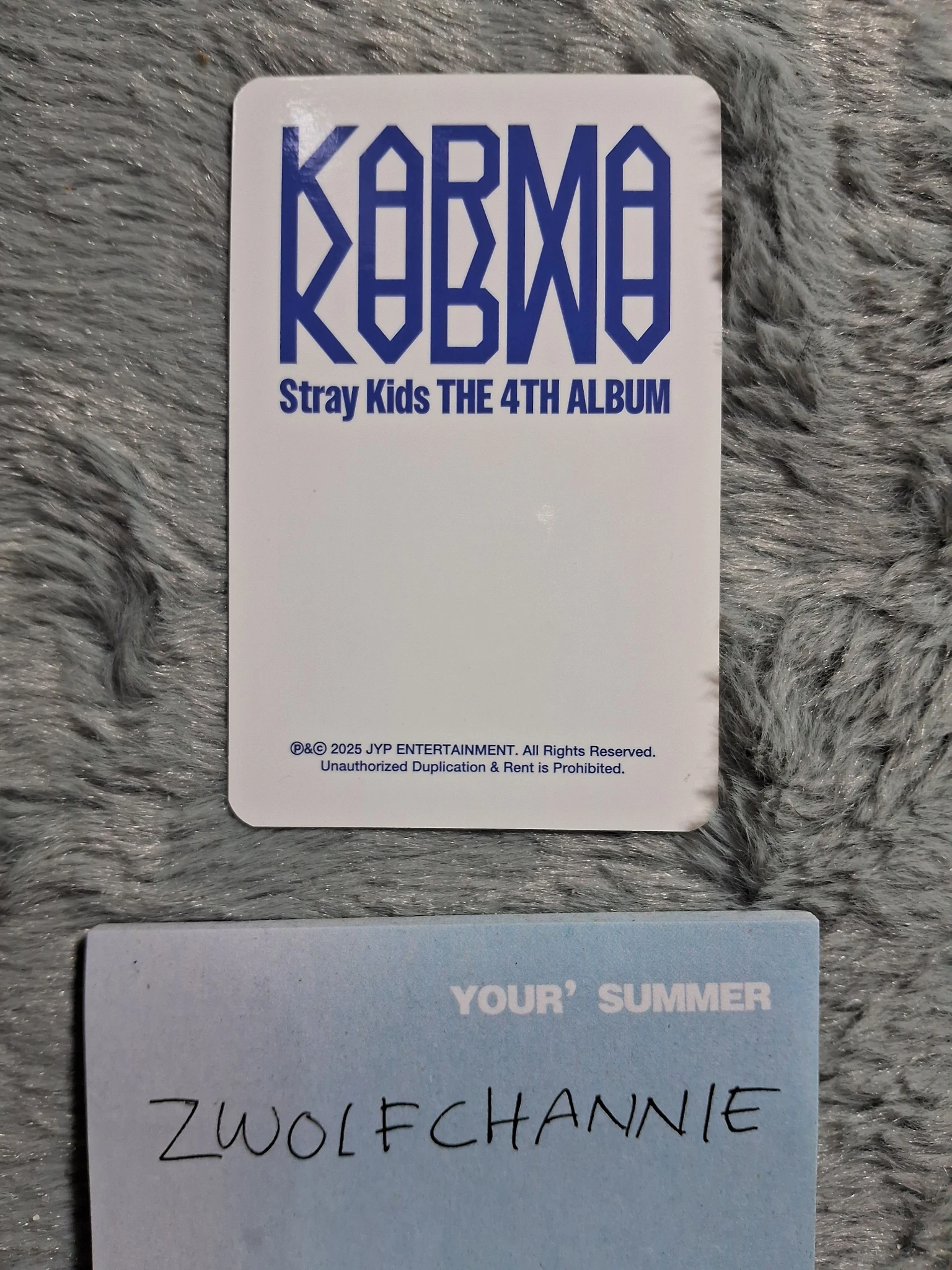 Stray Kids Bang Chan Stray Kids - Bang Chan - KARMA Album pre-order benefit skzoo version listing photo 2