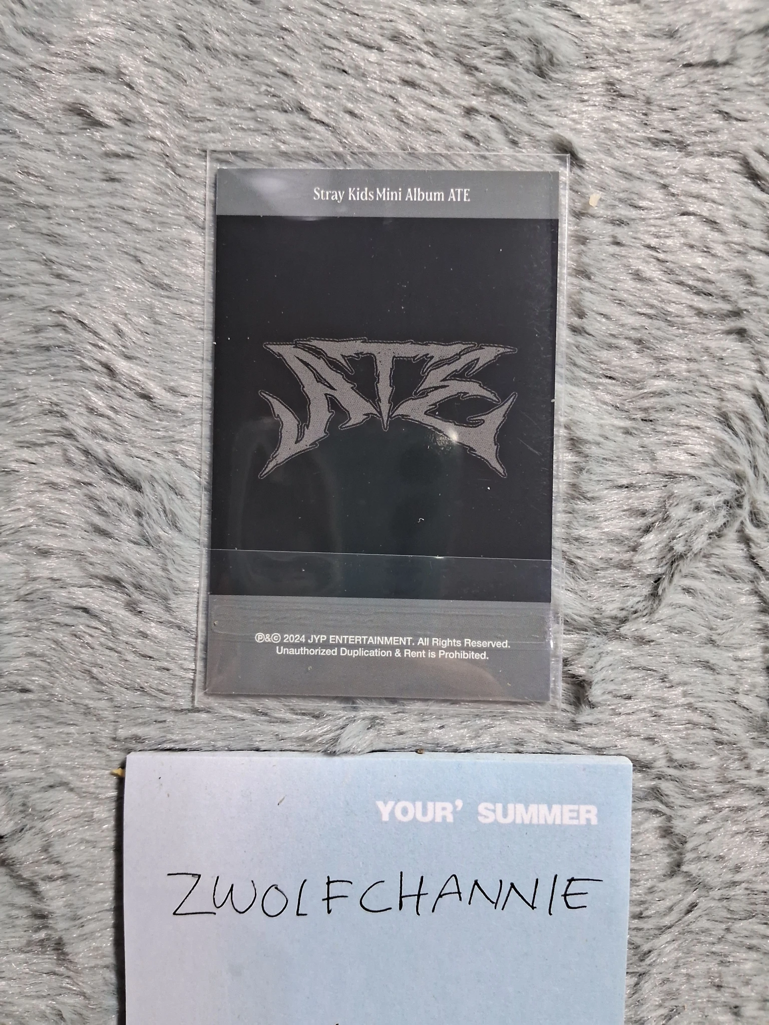 Stray Kids Bang Chan Stray Kids - Bang Chan - ATE Album soundwave lucky draw polaroid listing photo 2