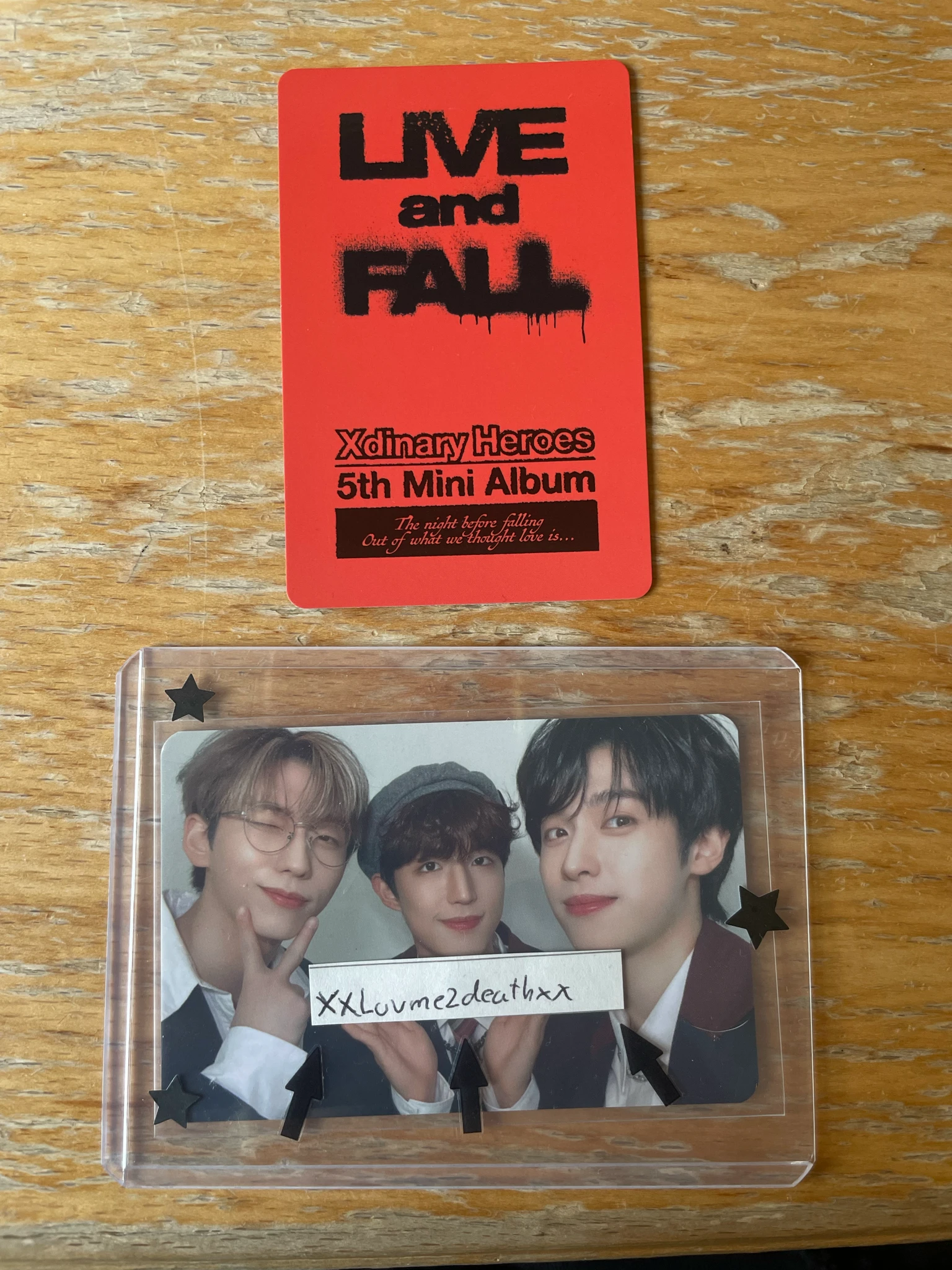 Xdinary Heroes Jooyeon Xdinary Heroes - Jooyeon - Live and Fall Album listing photo 2