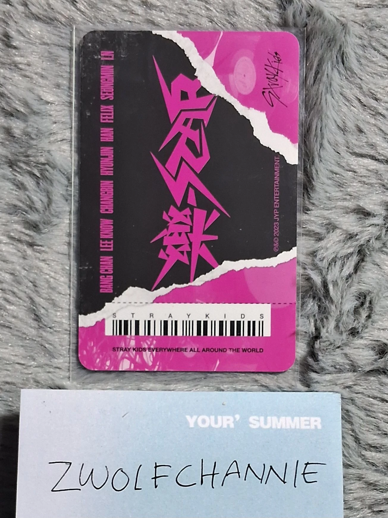 Stray Kids Bang Chan Stray Kids - Bang Chan - Rock Star Album album photocard Ver A Bang Chan listing photo 2