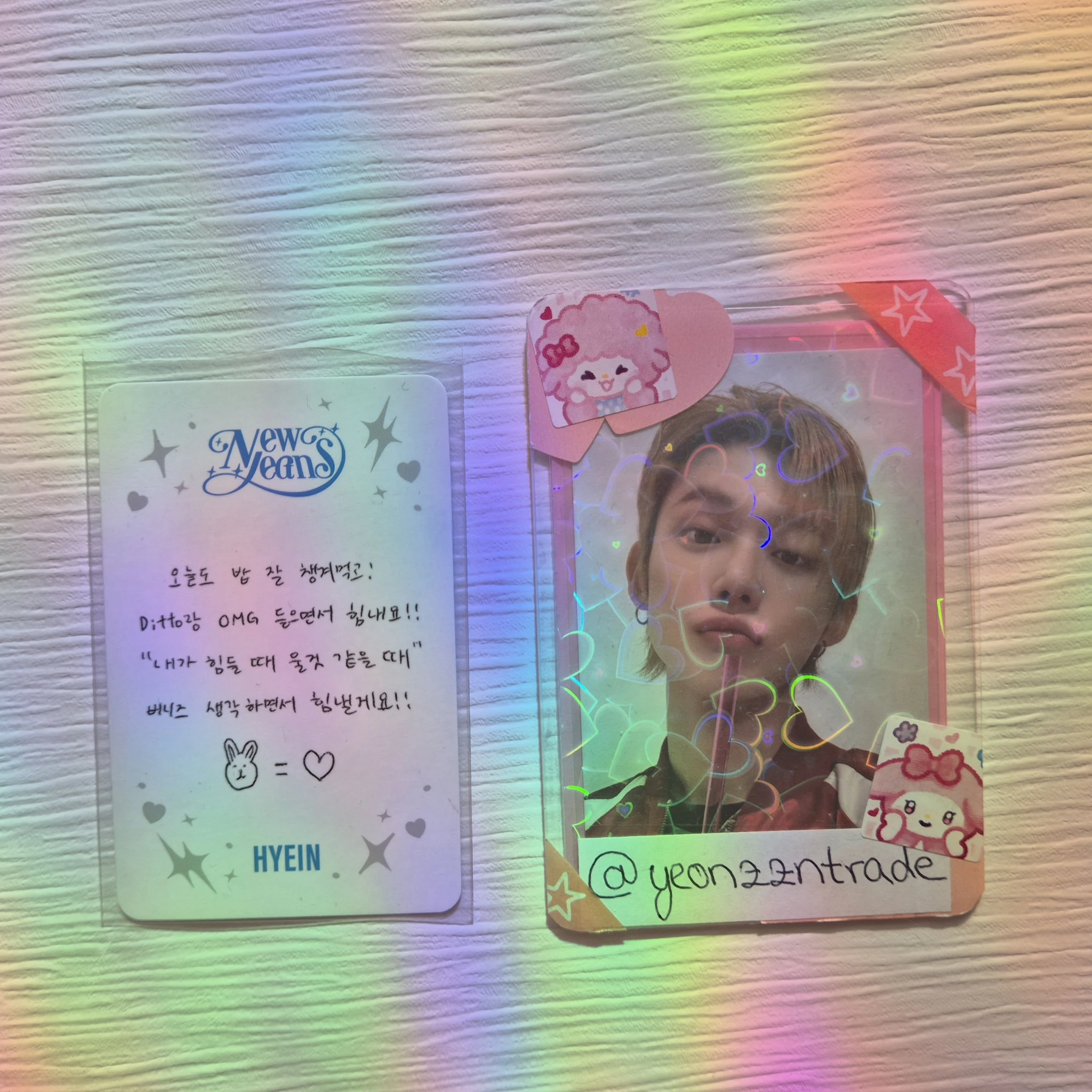 NewJeans Hyein NewJeans - Hyein - OMG Album album photocard weverse album version C version version 1 listing photo 2