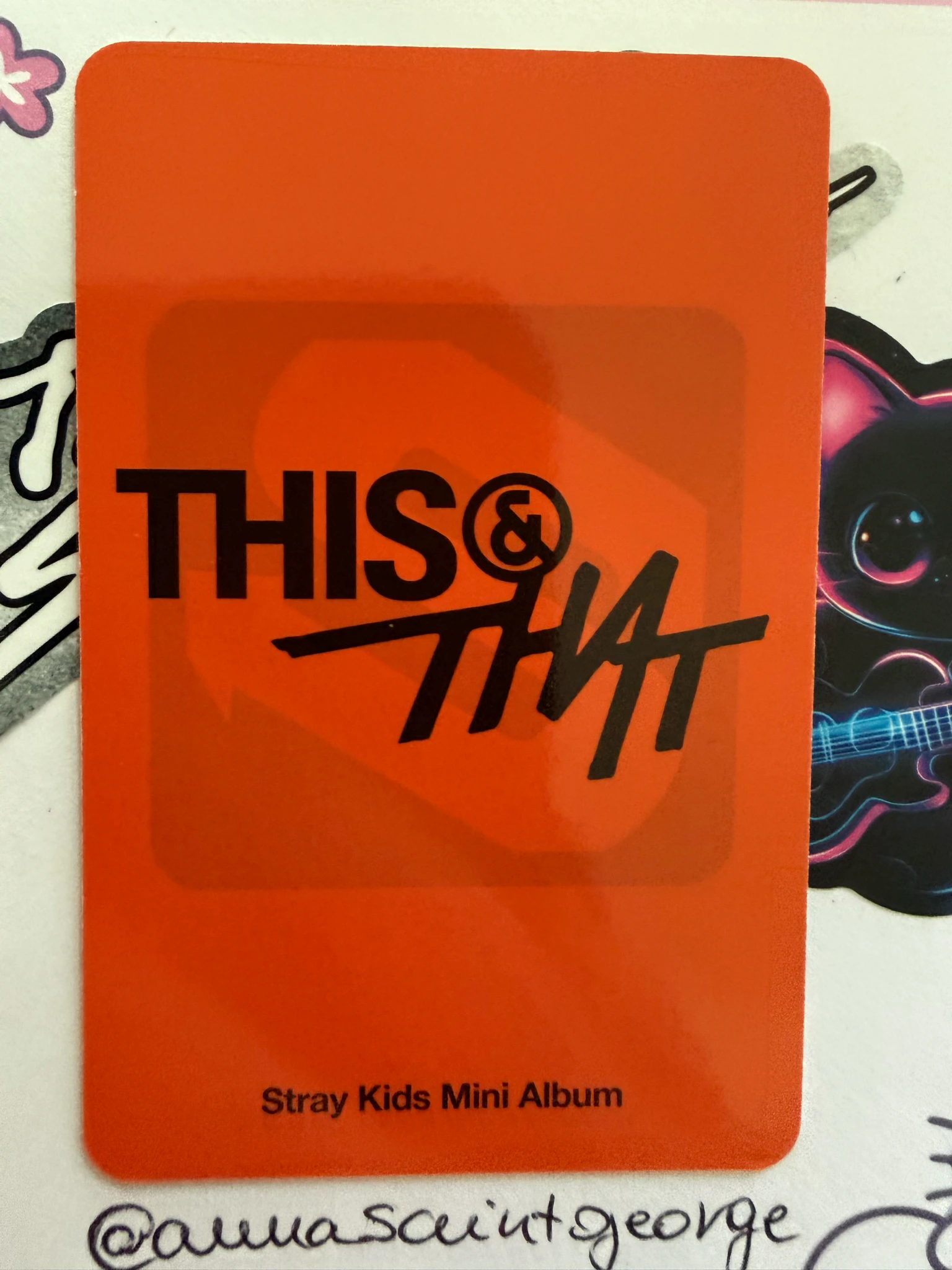 Stray Kids Felix Stray Kids - Felix - This & That Album album photocard fanclub version listing photo 2