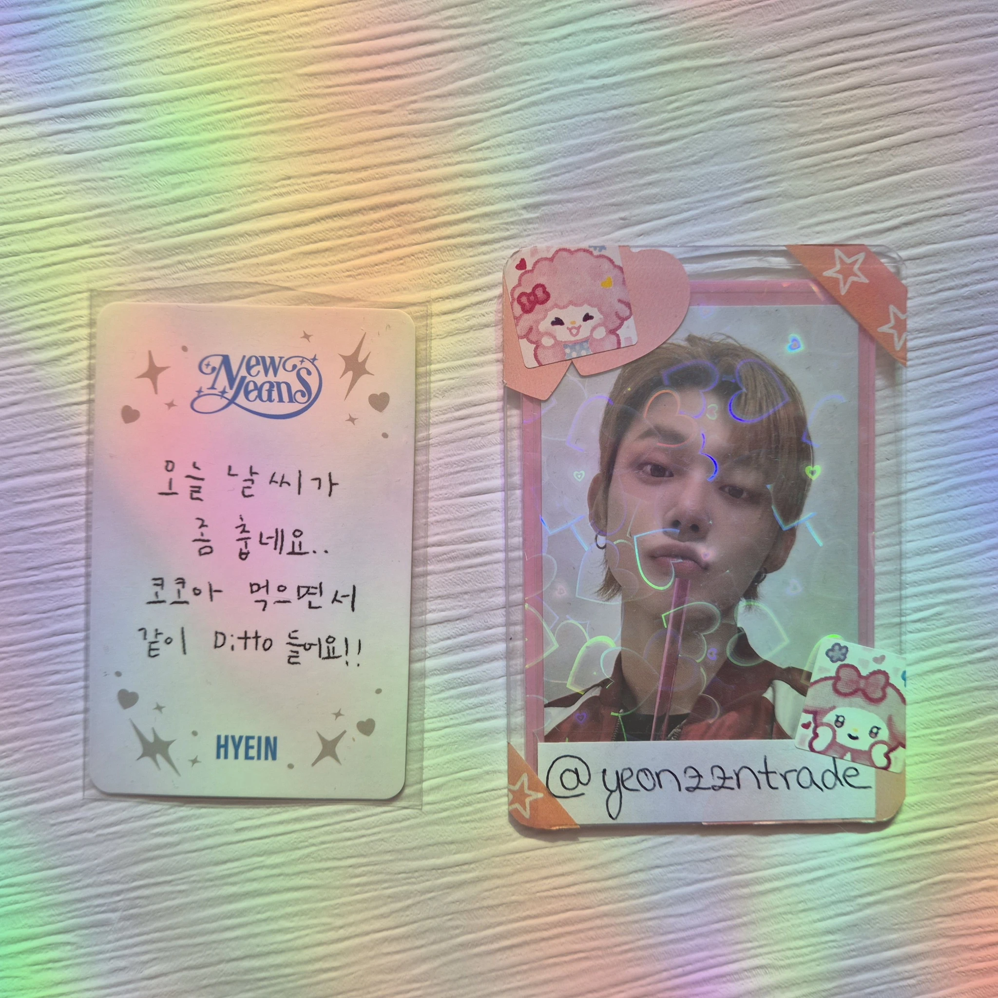 NewJeans Hyein NewJeans - Hyein - OMG Album album photocard weverse album version A version version 1 listing photo 2