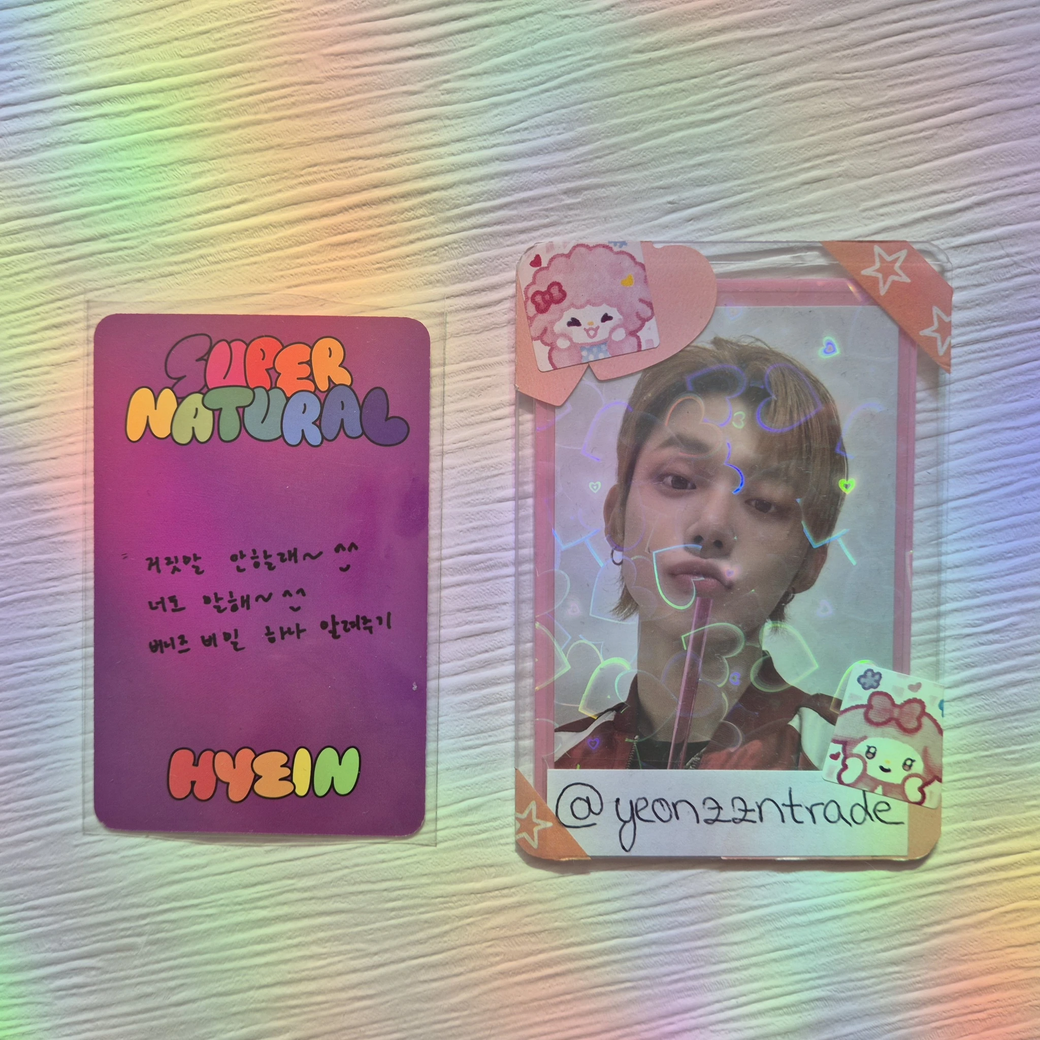 NewJeans Hyein NewJeans - Hyein - Supernatural Album cross bag version hyein version album photocard listing photo 2