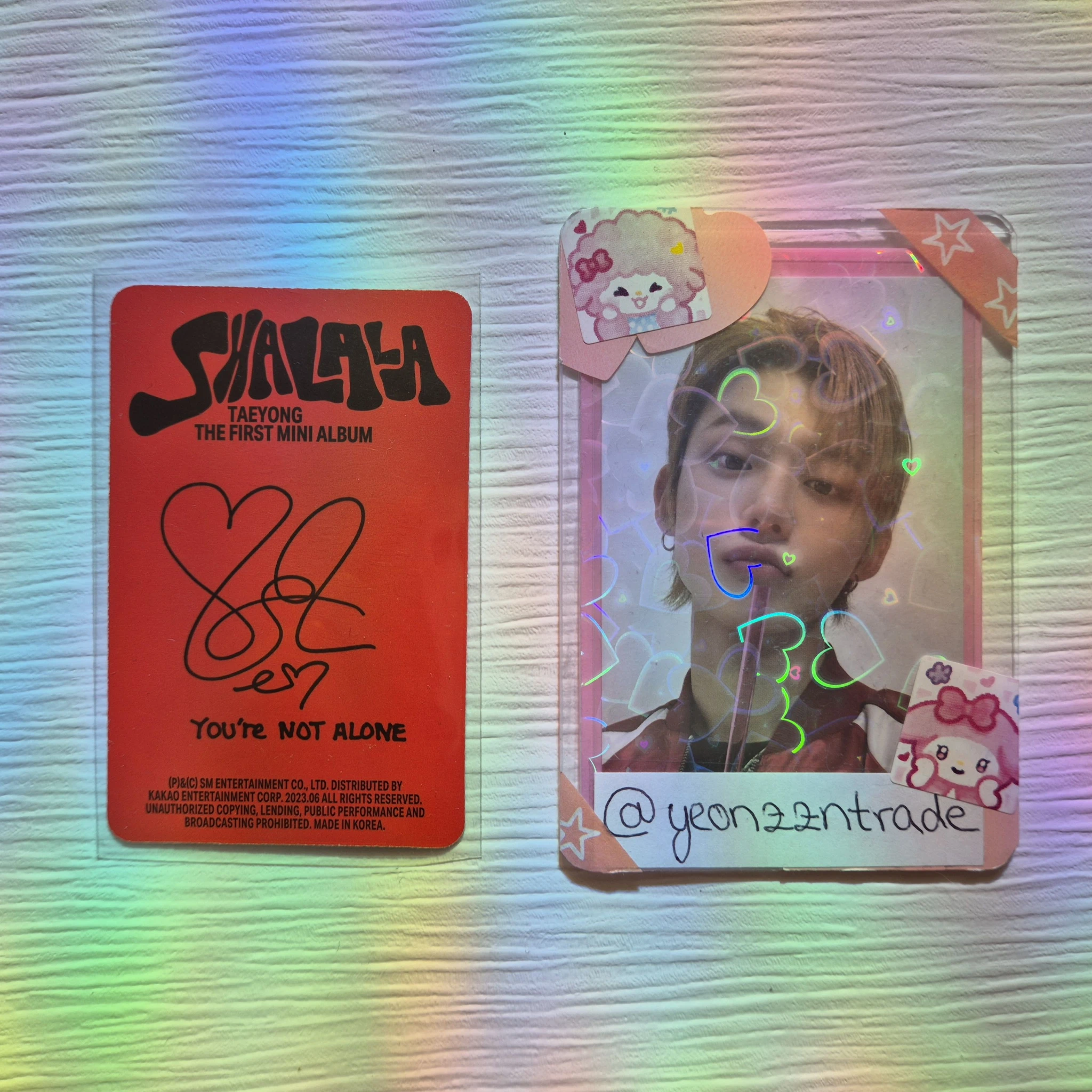 NCT Taeyong NCT - Taeyong - Shalala Album thorn version listing photo 2