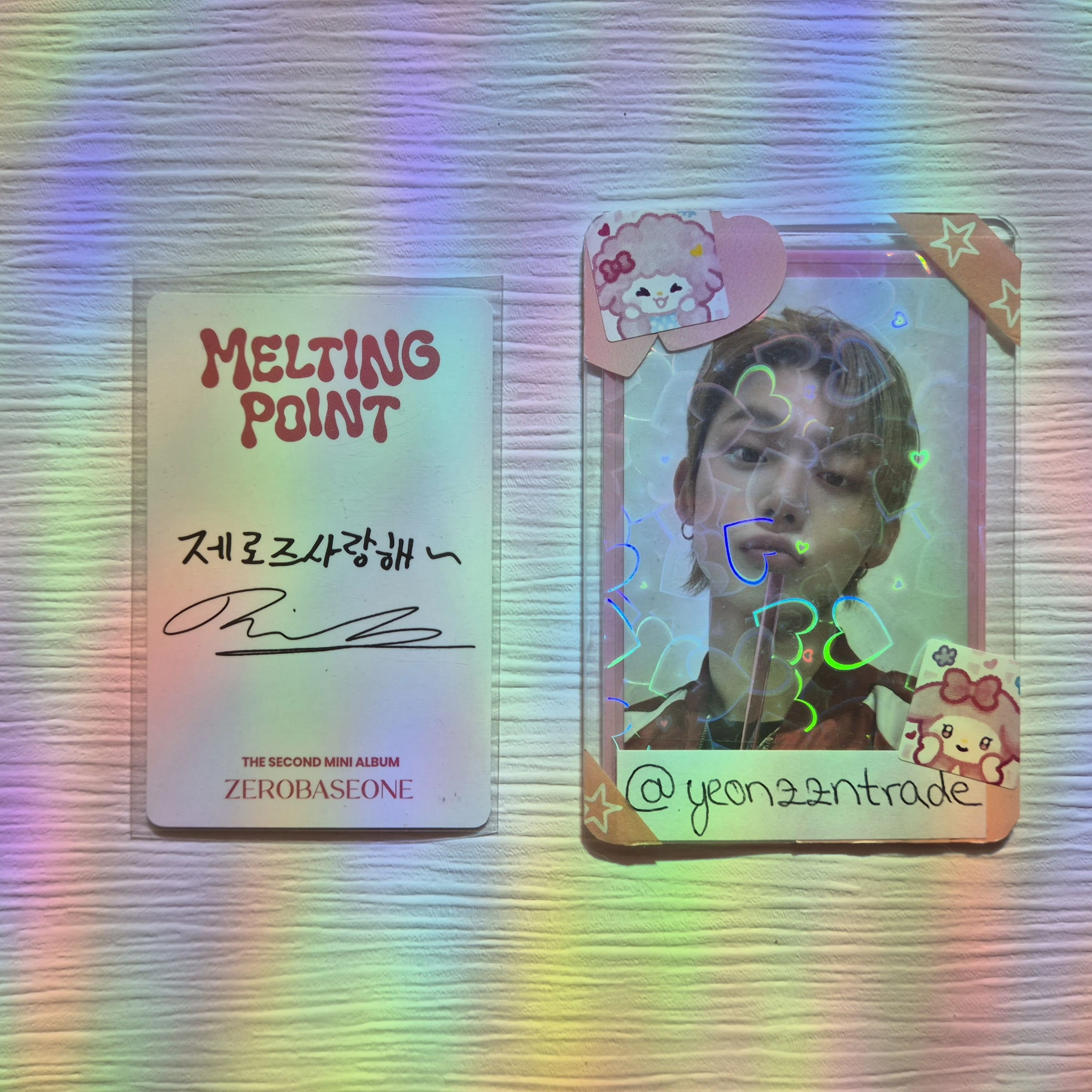 ZEROBASEONE Ricky ZEROBASEONE - Ricky - Melting Point Album album photocard fairytale version A version listing photo 2