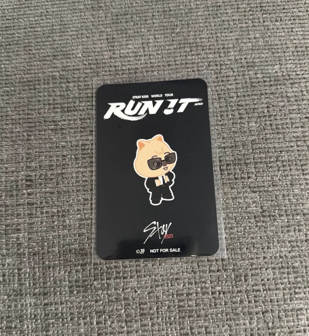 Stray Kids HAN Stray Kids - HAN - RUN IT World Tour Event japan membership card listing photo 2