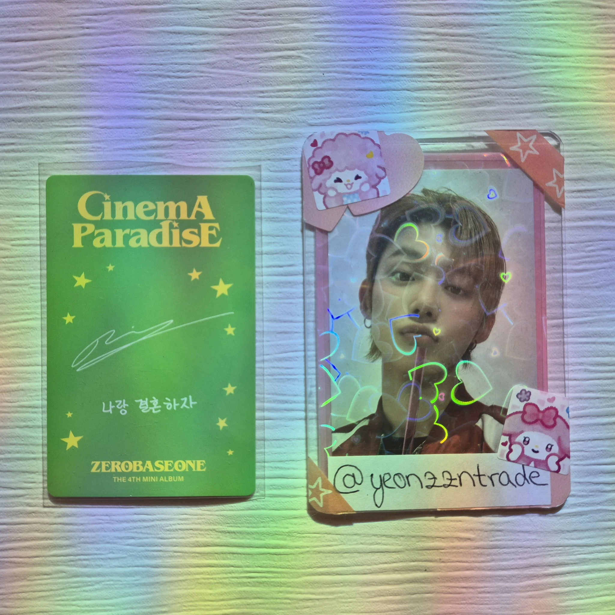 ZEROBASEONE Ricky ZEROBASEONE - Ricky - Cinema Paradise Album album photocard romance version listing photo 2