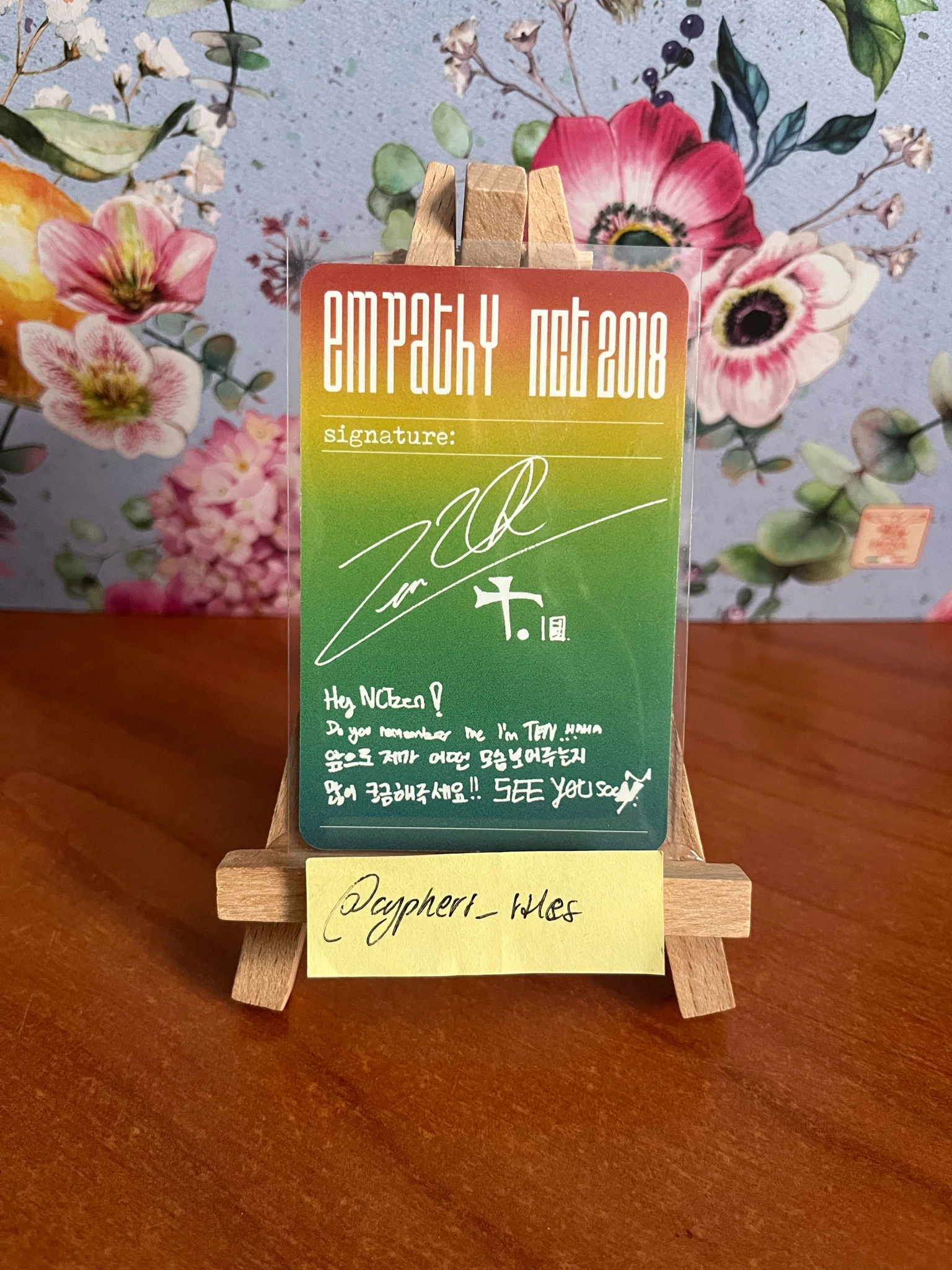 NCT Ten NCT - Ten - NCT 2018 EMPATHY Album listing photo 2