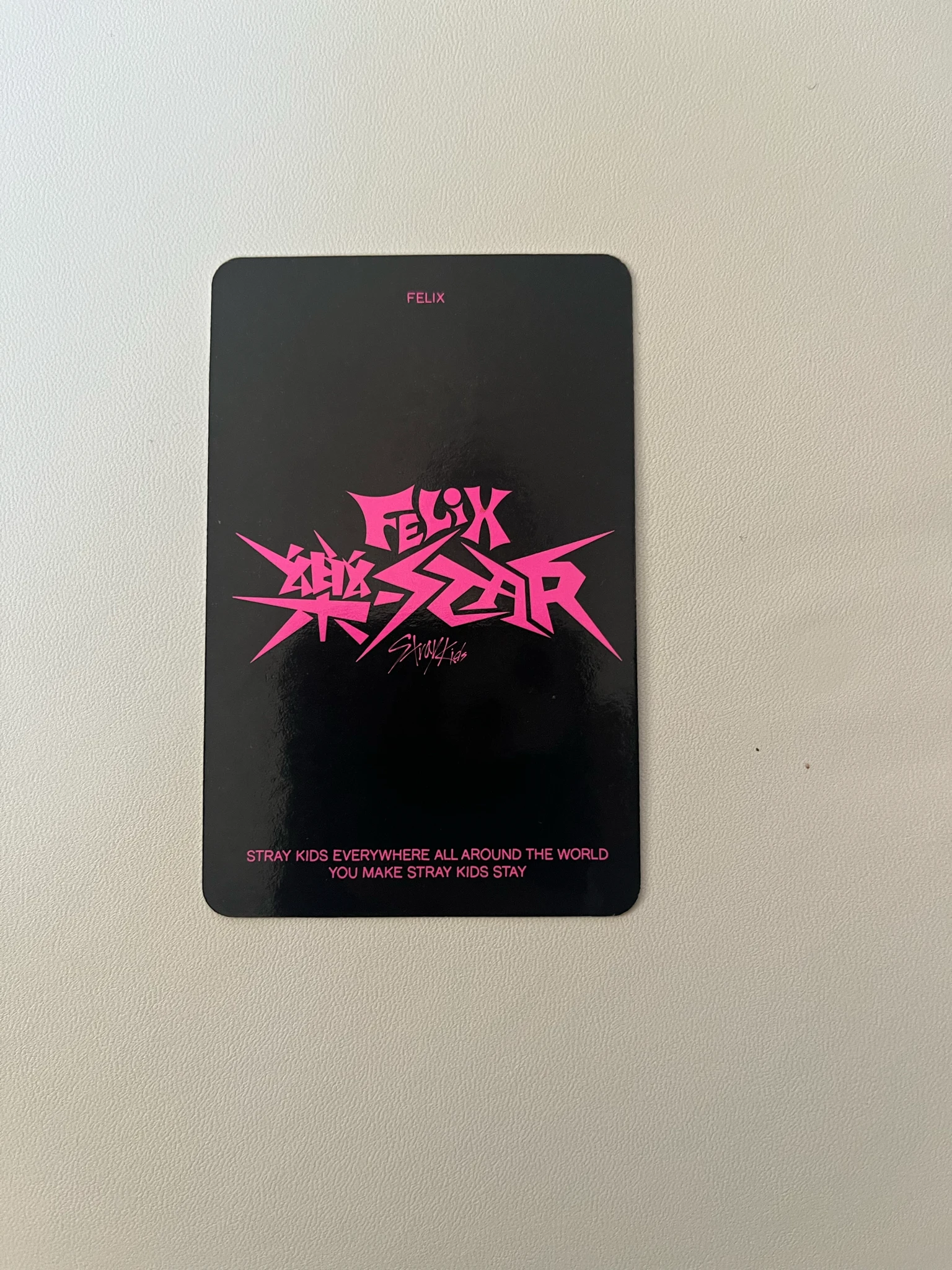 Stray Kids Felix Stray Kids - Felix - Rock-Star Album album photocard postcard version listing photo 2