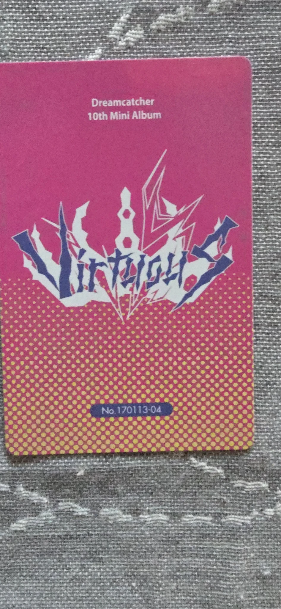 Dreamcatcher Handong Dreamcatcher - Handong - VirtuouS Album limited version character card version album photocard korean album listing photo 2