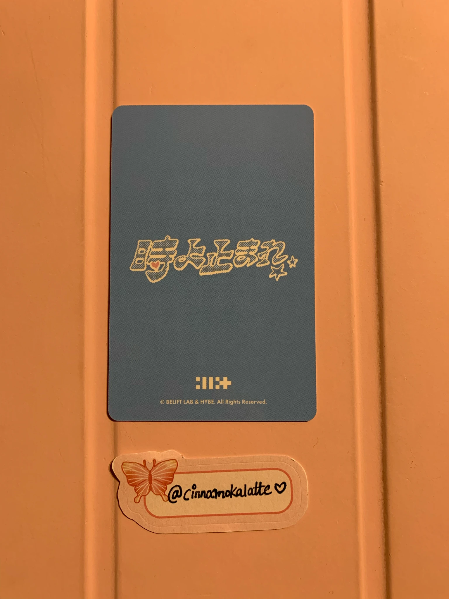 ILLIT Moka ILLIT - Moka - Toki Yo Tomare Album merch photocard photocard binder listing photo 2