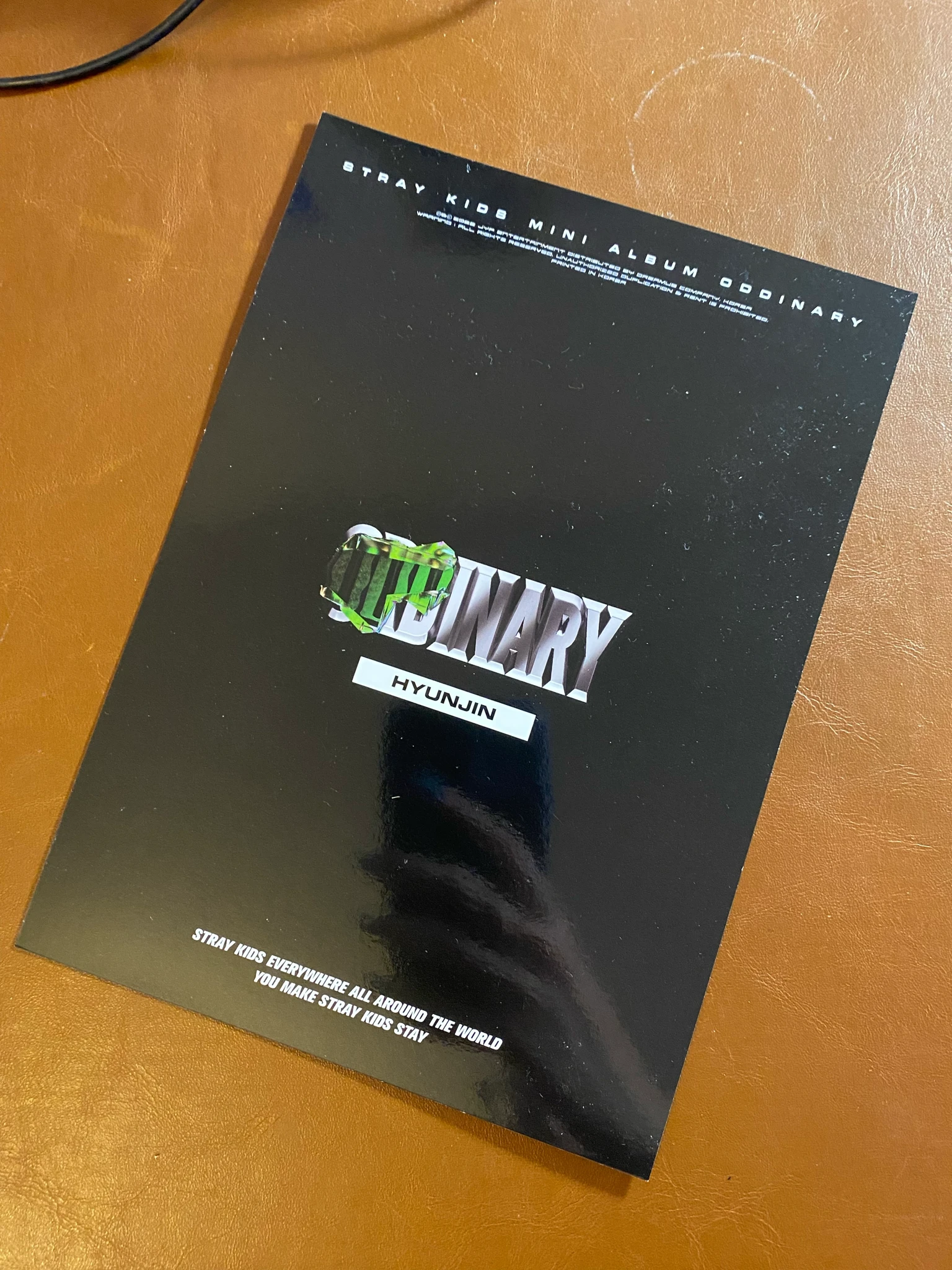Stray Kids Hyunjin Stray Kids - Hyunjin - Oddinary Album mini poster album inclusion listing photo 2