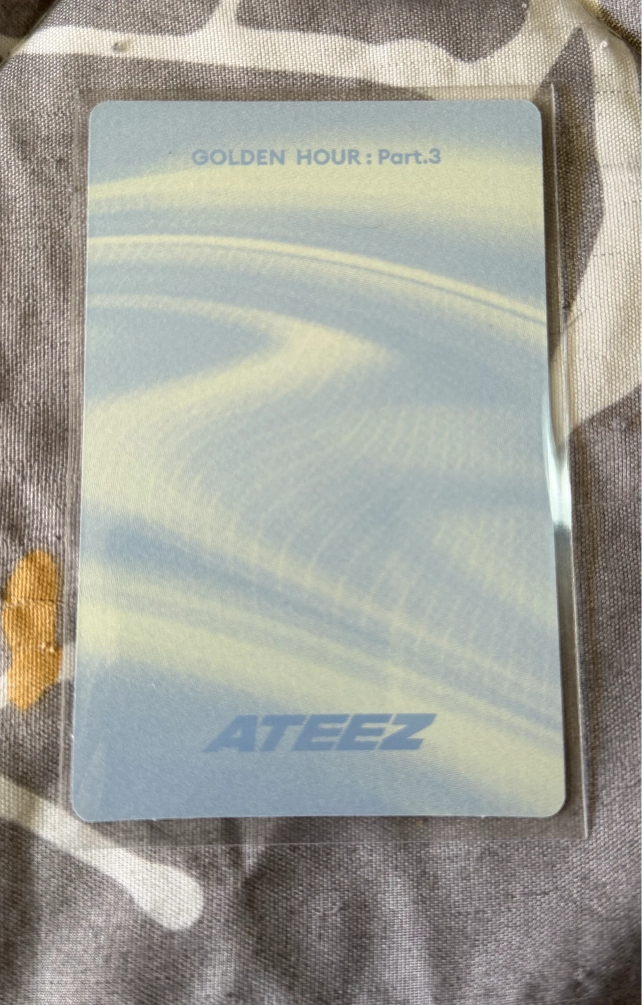 ATEEZ Yeosang ATEEZ - Yeosang - Golden Hour : Part.3 Album poca album photocard 2 listing photo 2