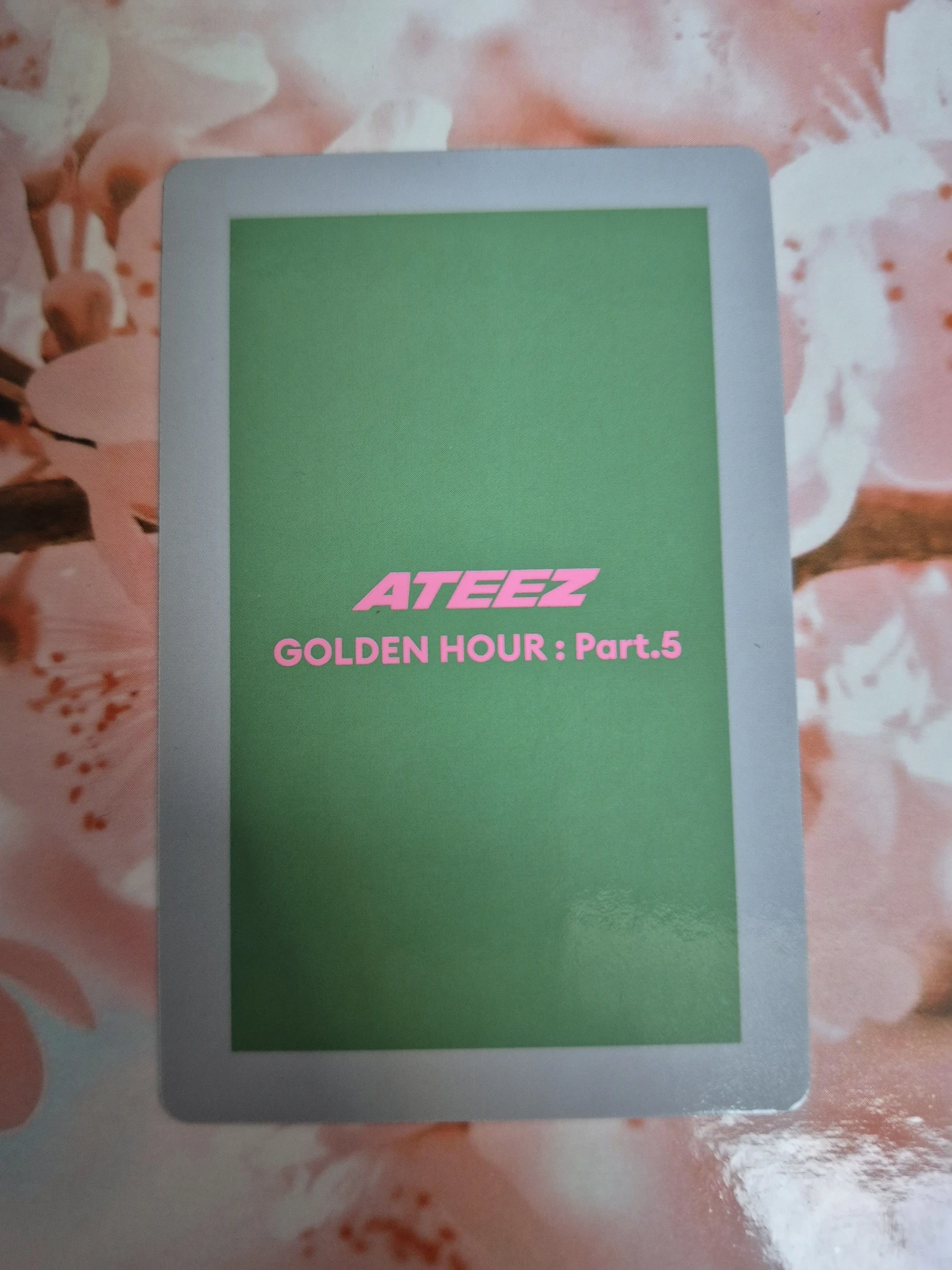 ATEEZ Hongjoong ATEEZ - Hongjoong - GOLDEN HOUR : Part.5 Album diary version album photocard listing photo 2