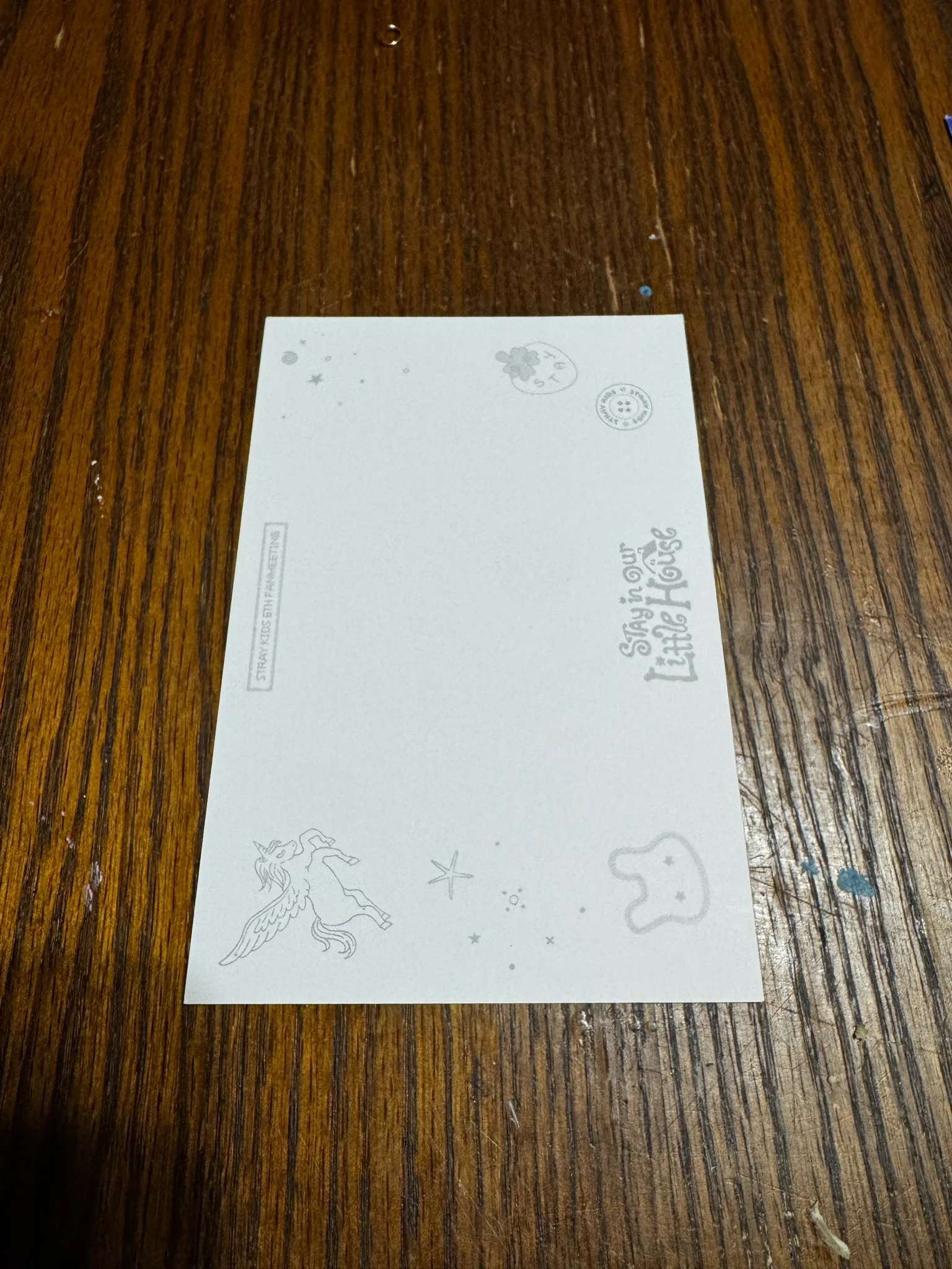 Stray Kids Stray Kids - I.N & Seungmin & Lee Know - 6th Fanmeeting - STAY in Our Little House  Event merch postcard postcard book listing photo 2