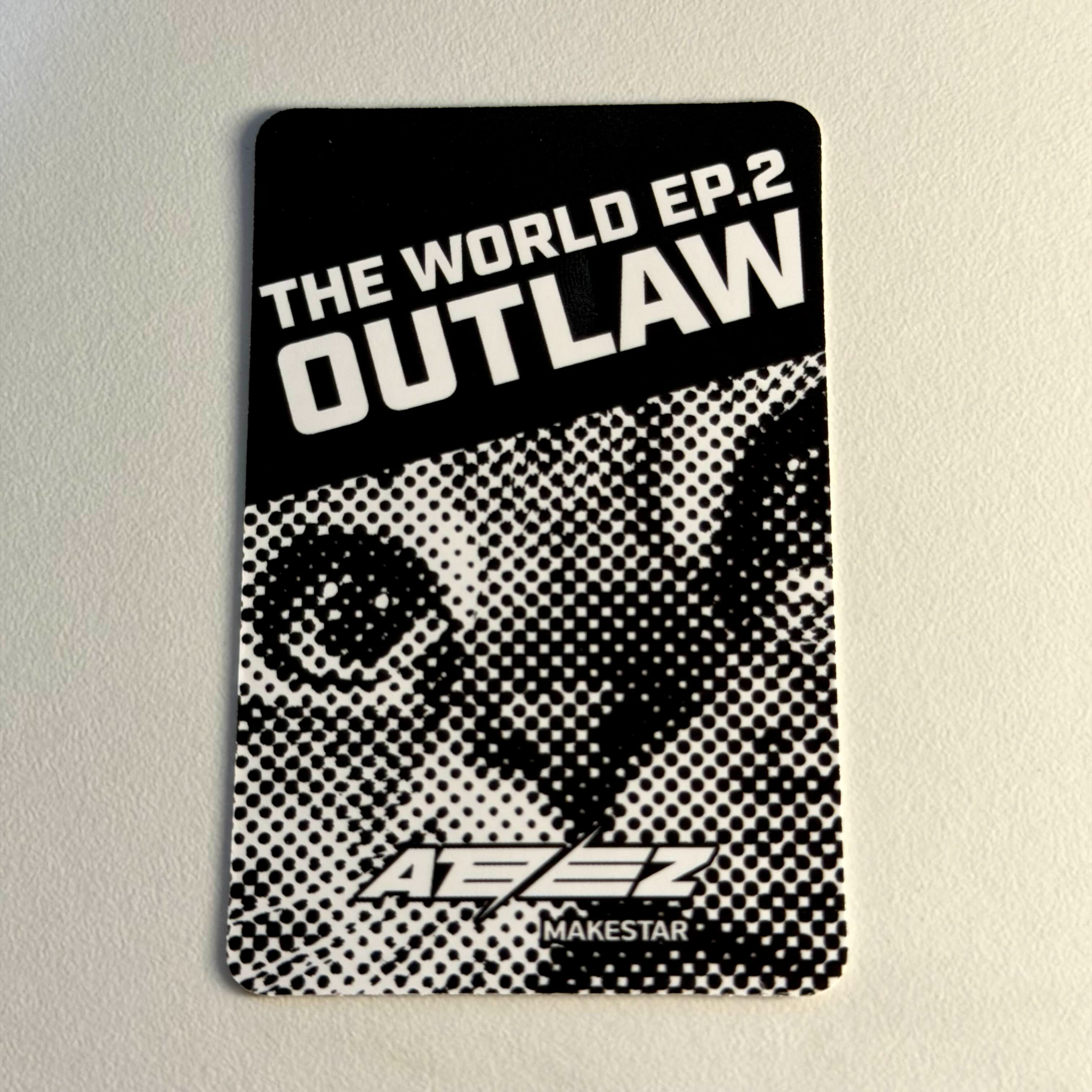 ATEEZ San ATEEZ - San - THE WORLD EP.2 : OUTLAW Album makestar lucky draw black cat version listing photo 2