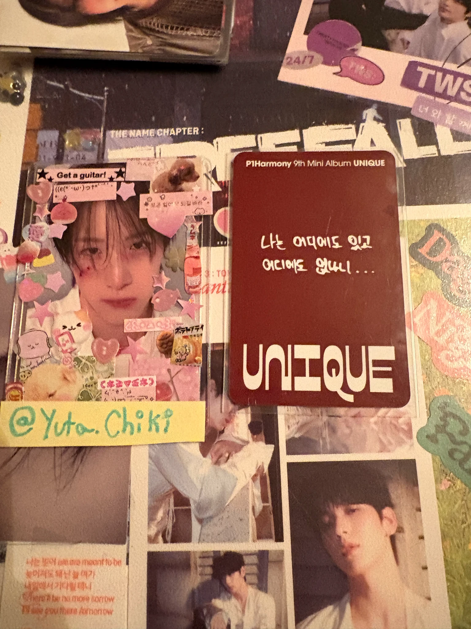 P1Harmony Jongseob P1Harmony - Jongseob - UNIQUE Album album photocard listing photo 2