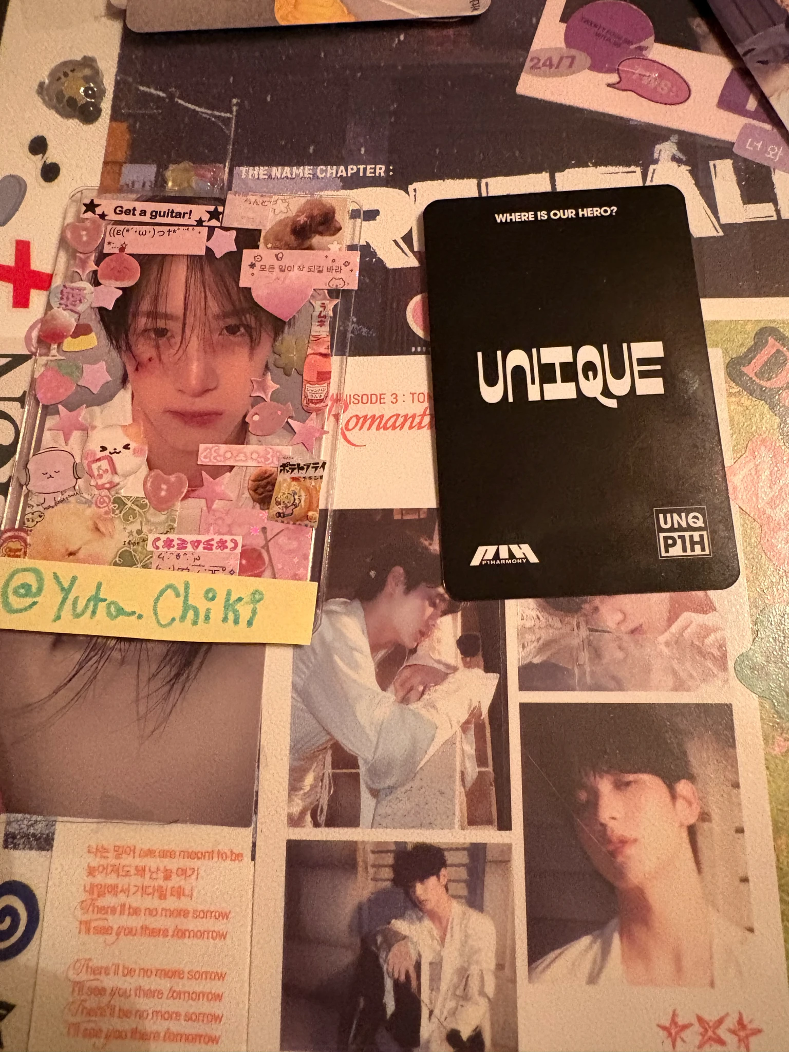 P1Harmony Jongseob P1Harmony - Jongseob - UNIQUE Album fancy version album photocard listing photo 2